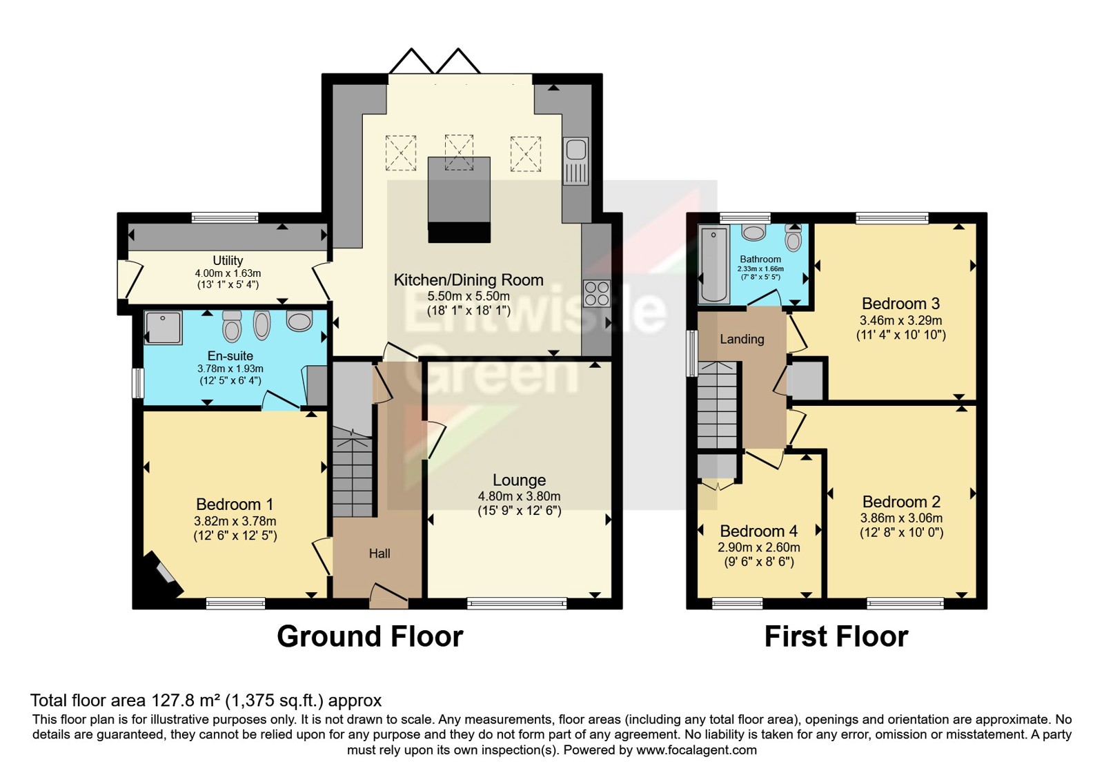 4, Gerrards Close, Wigan floorplan