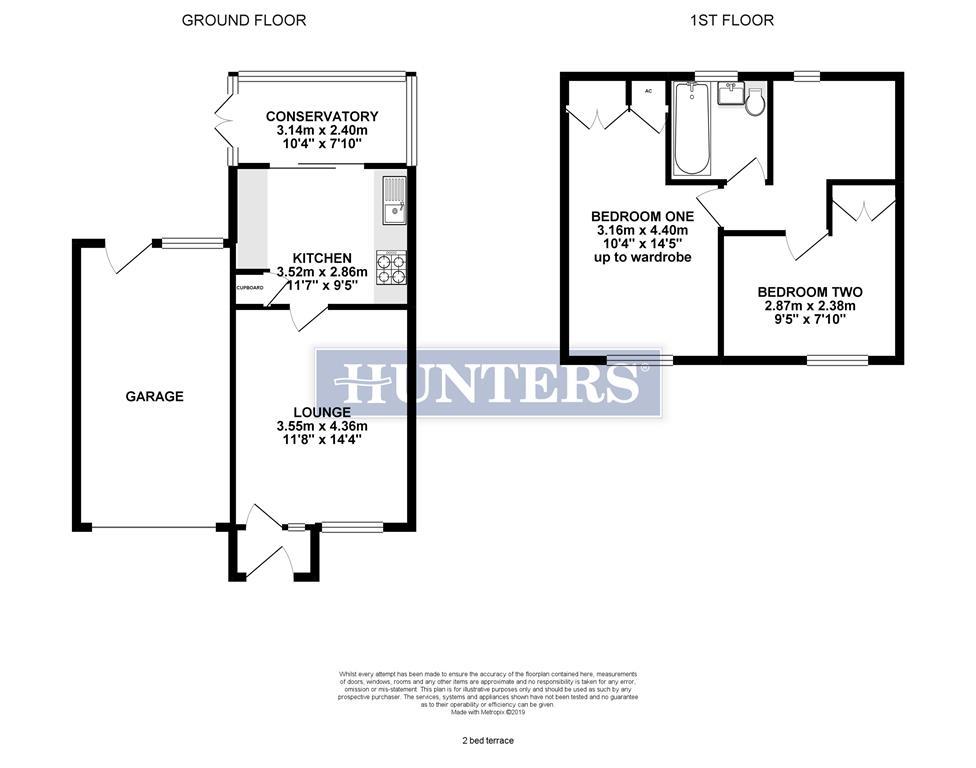 2 Bedrooms Terraced house to rent in The Delph, Lower Earley, Reading RG6