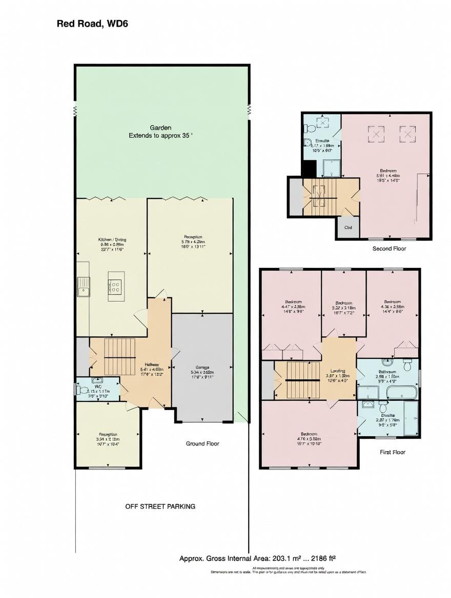 12, Red Road, Borehamwood floorplan