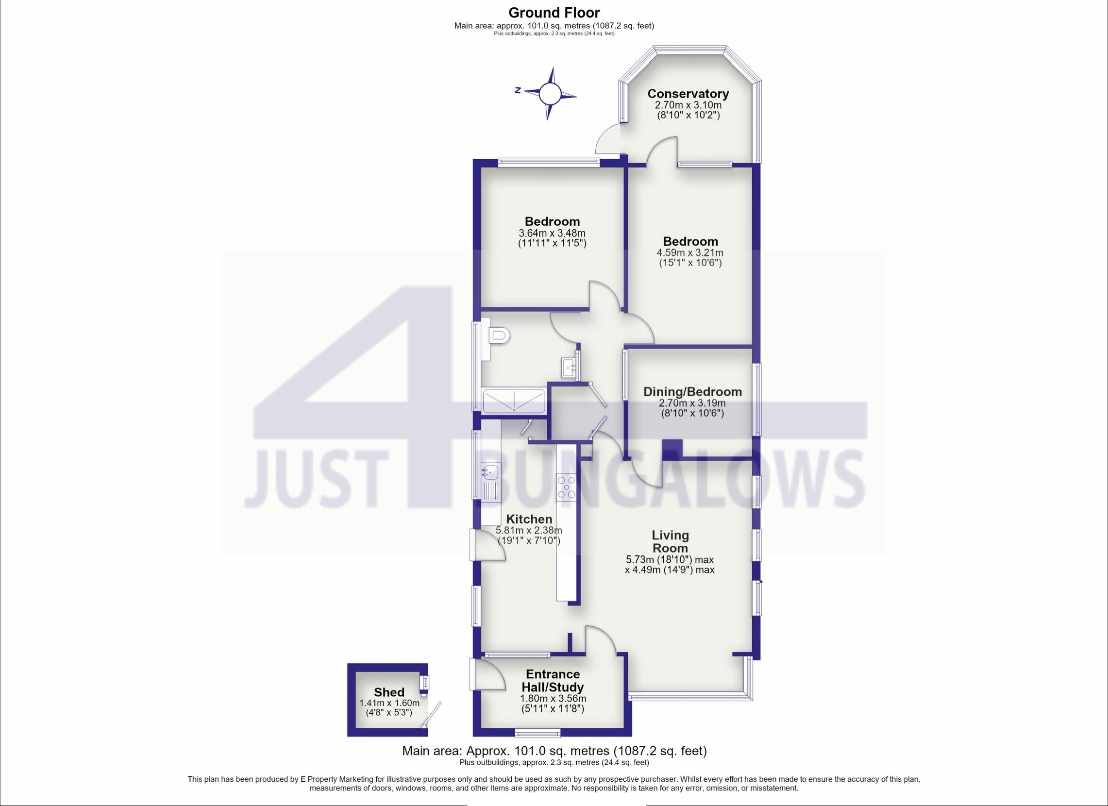 40, Wroxham Way, Felpham, West Sussex floorplan