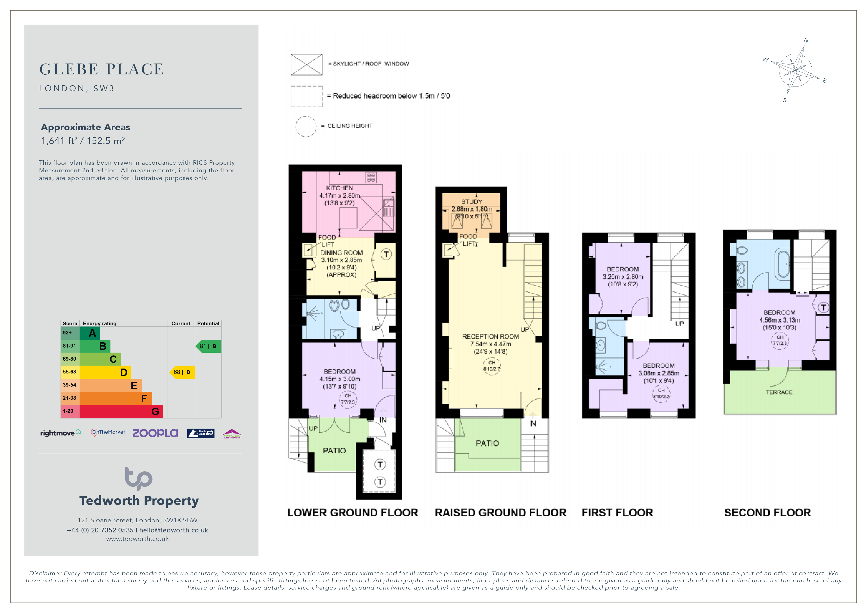 33, Glebe Place, London floorplan
