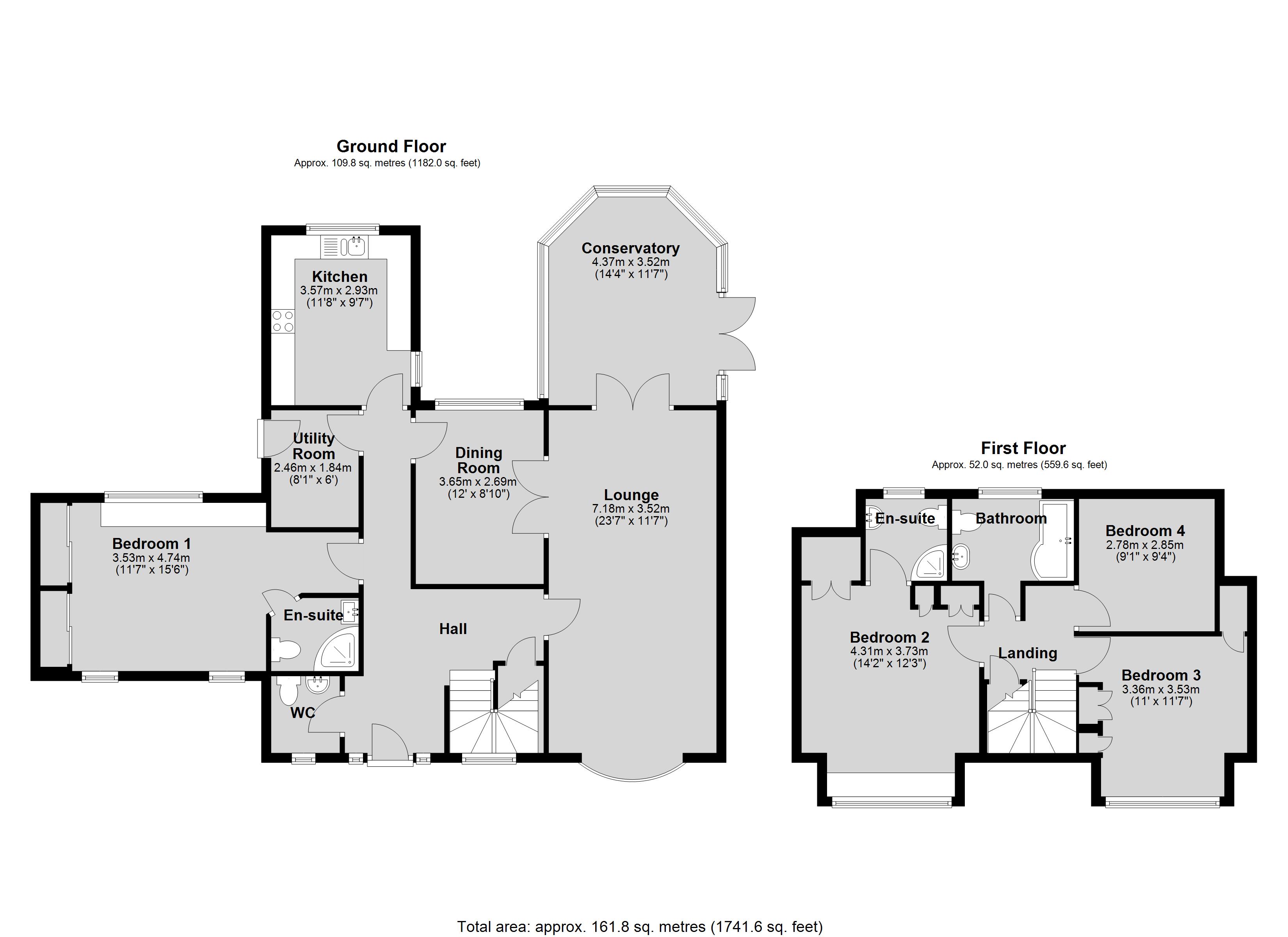 11, Orchard Close, Lincoln floorplan