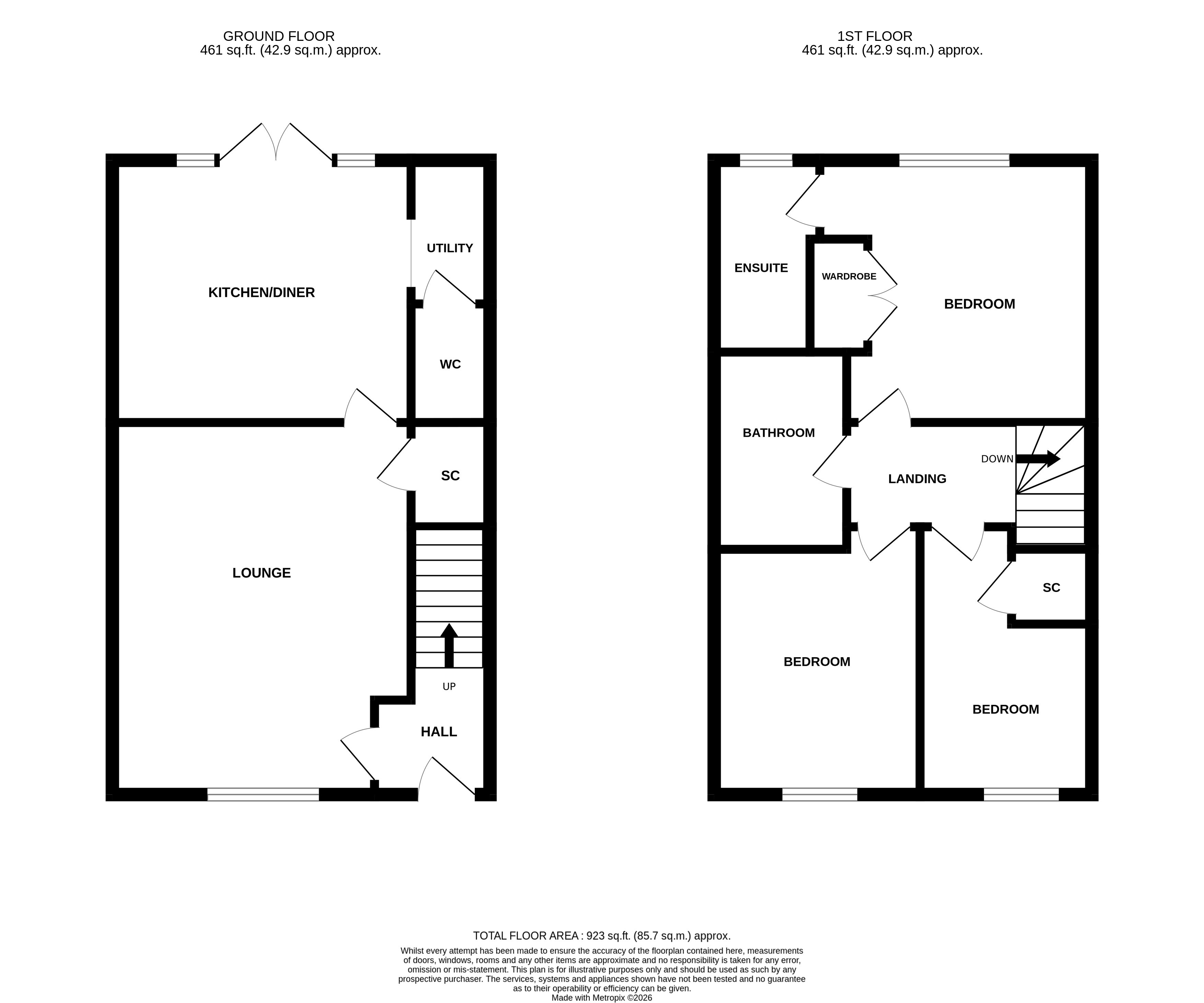 12, Blackbird Gardens, Langford floorplan