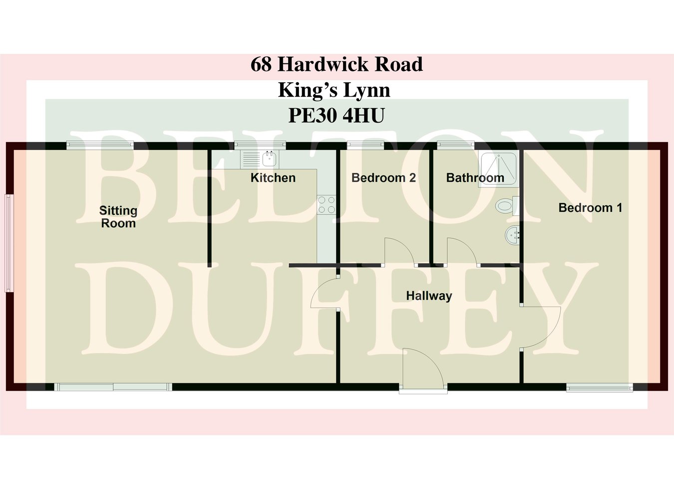68, Hardwick Road, King's Lynn floorplan