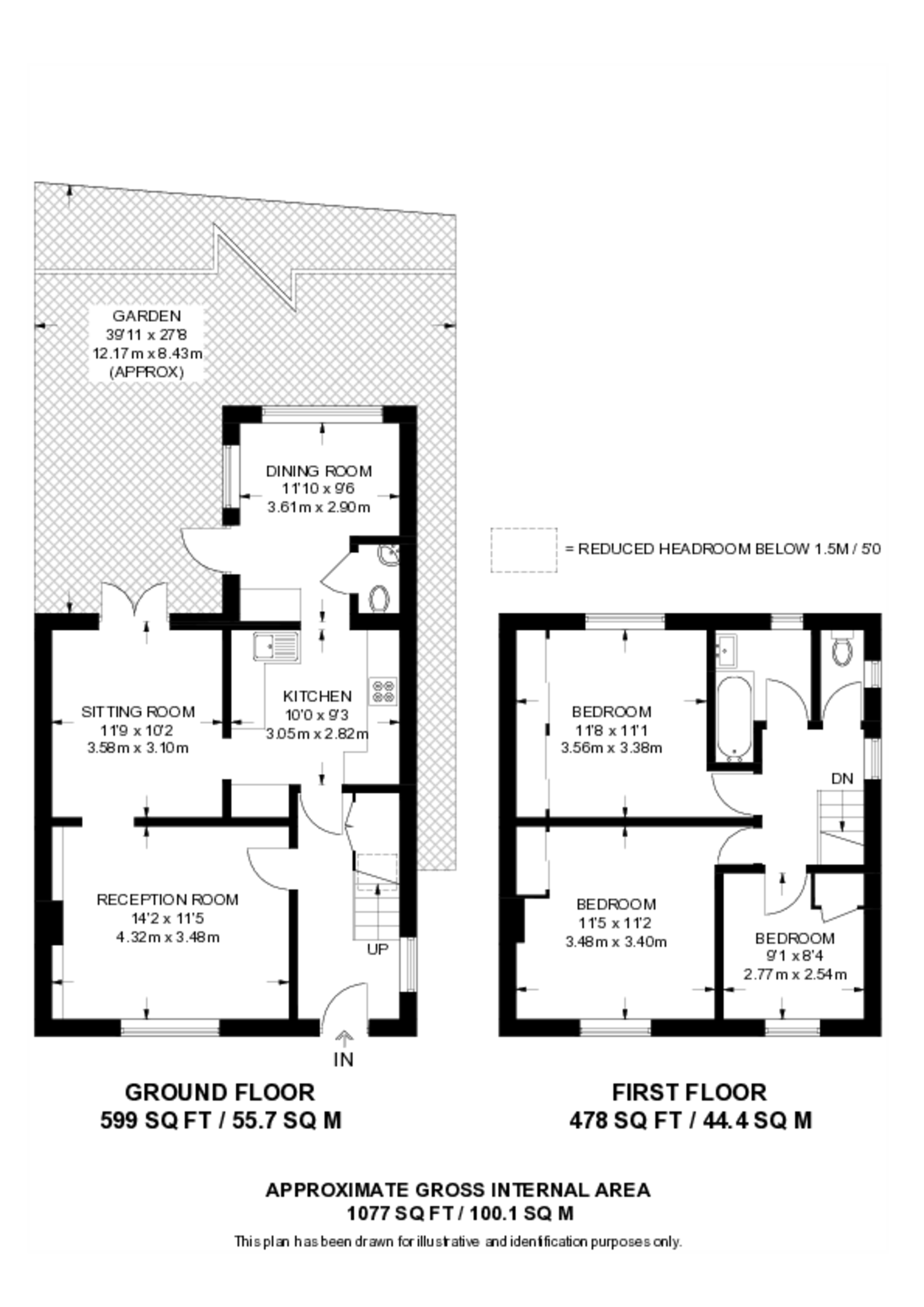 Tudor Drive, Morden floorplan
