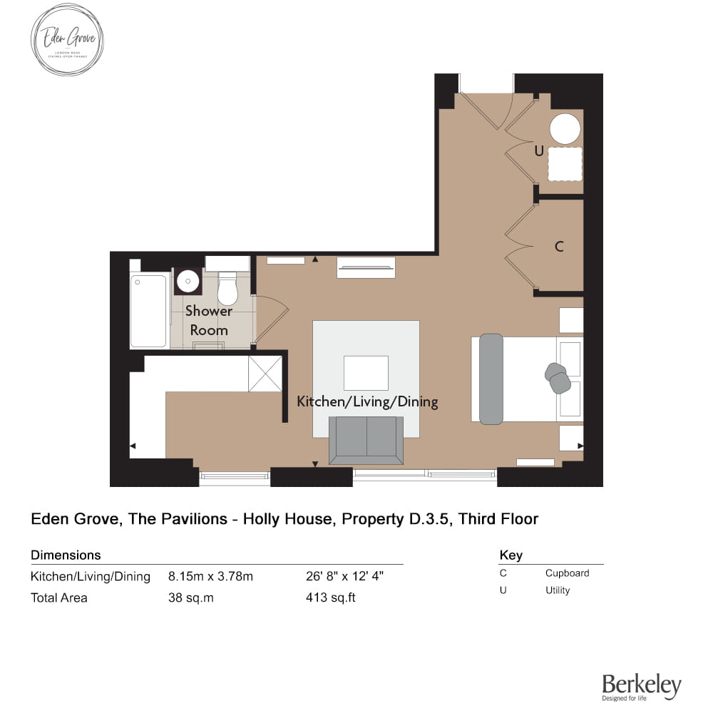 D.3.5, Staines-Upon-Thames, Tw18 4Ab, Staines Upon Thames floorplan