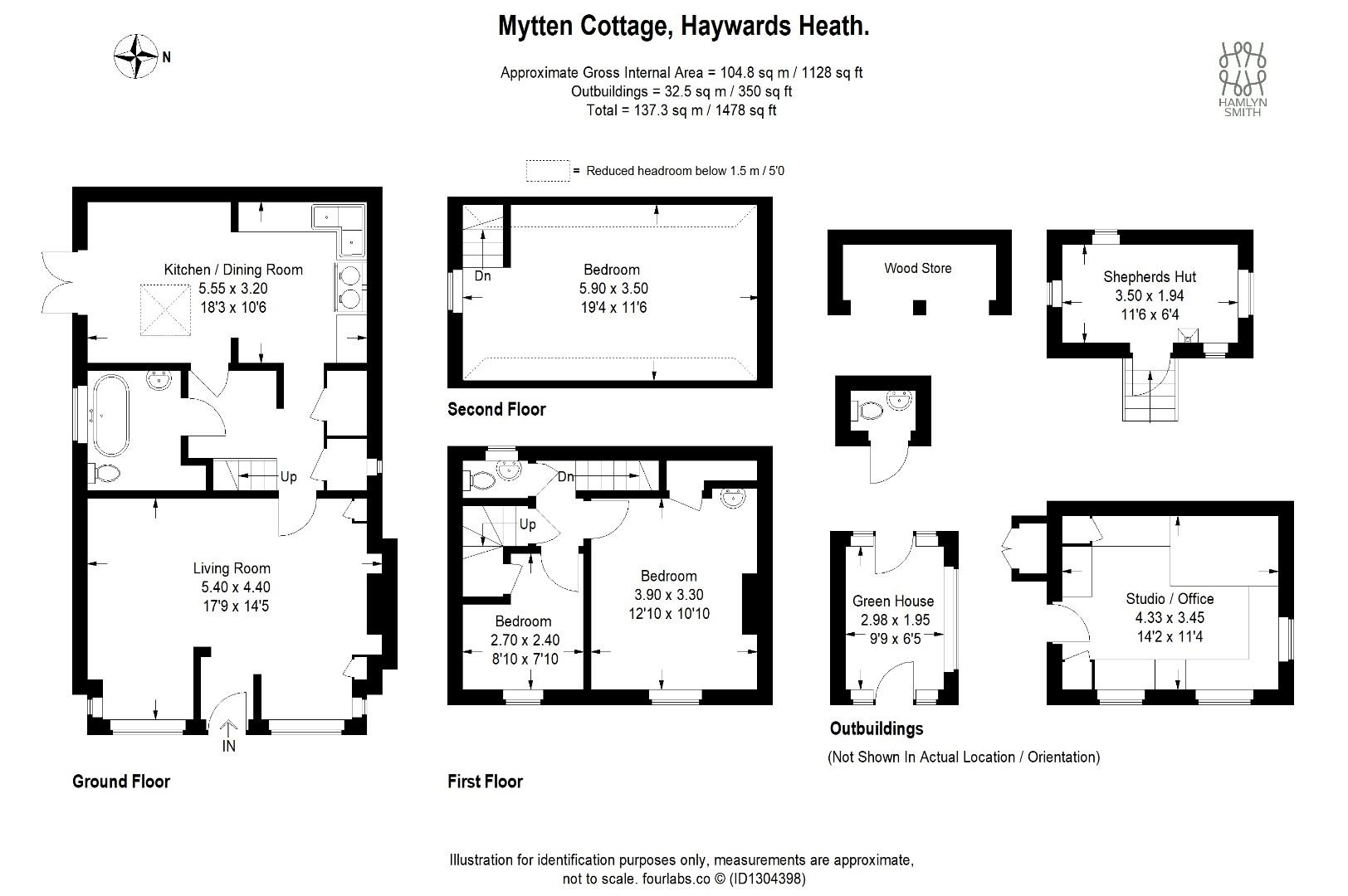 Mytten Cottage, Mytten Twitten, High Street, Haywards Heath floorplan