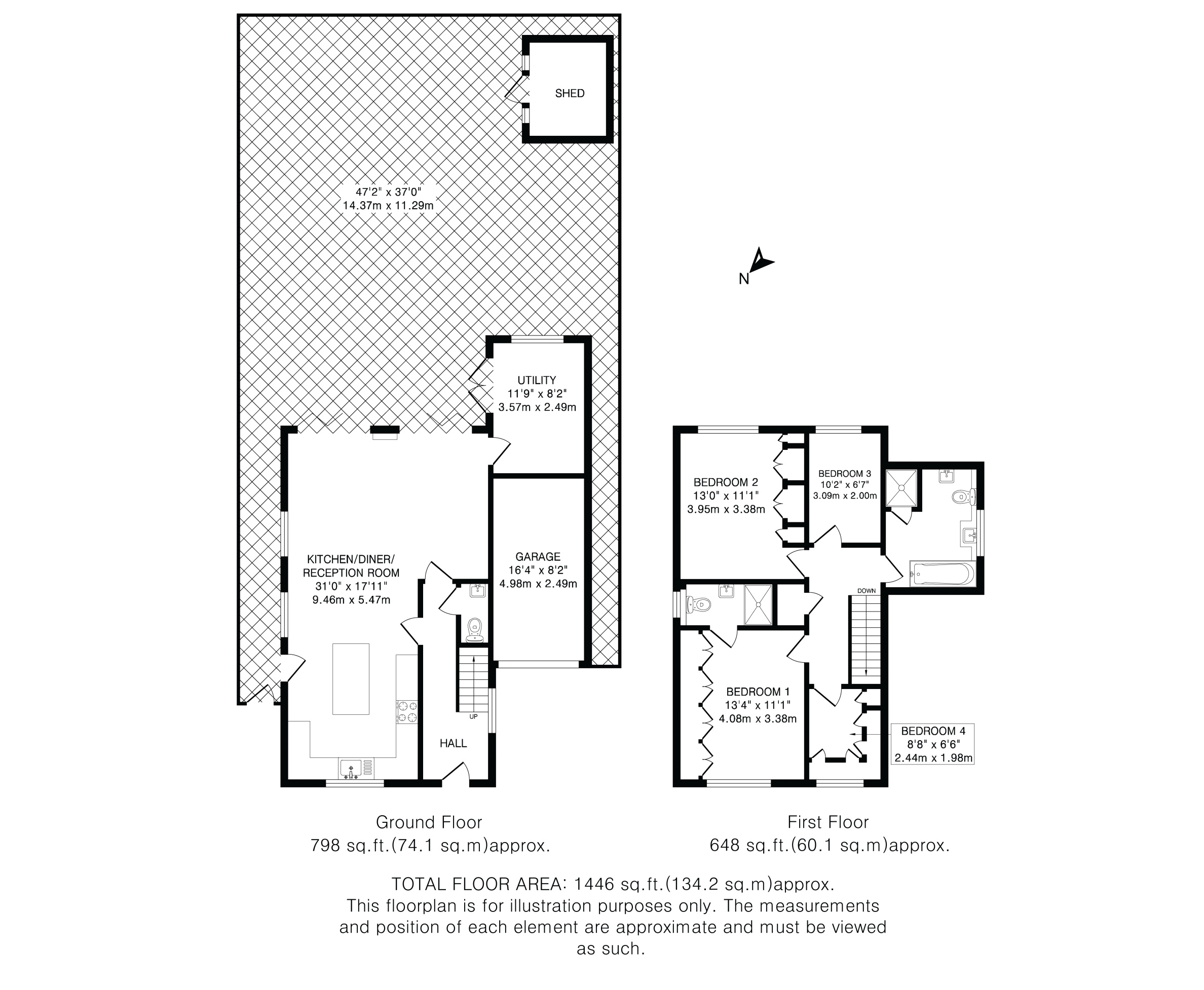 3, Flint Copse, Redbourn floorplan