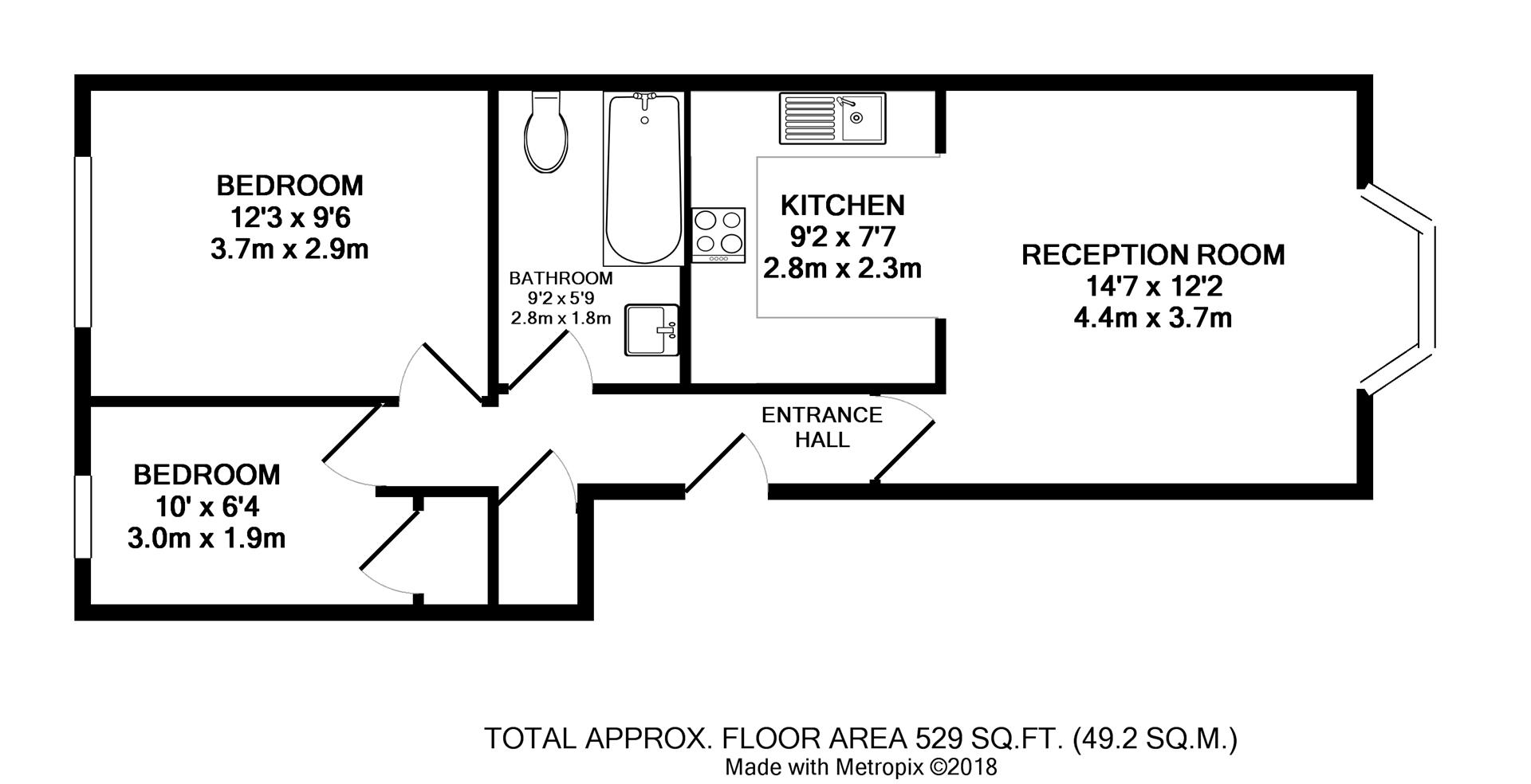 2 Bedrooms Flat to rent in Varsity Drive, Twickenham TW1