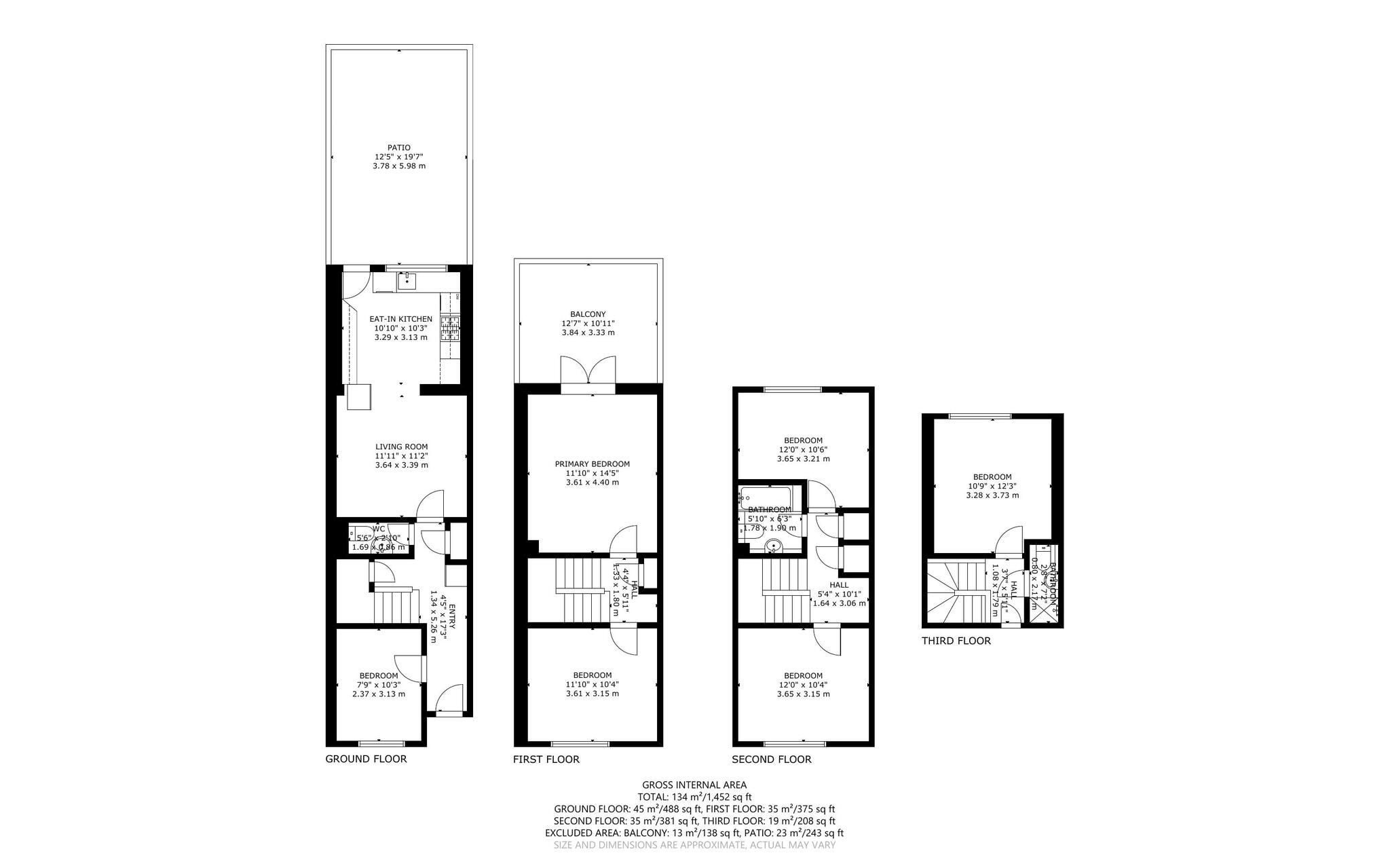 24 Vallance Road, London floorplan