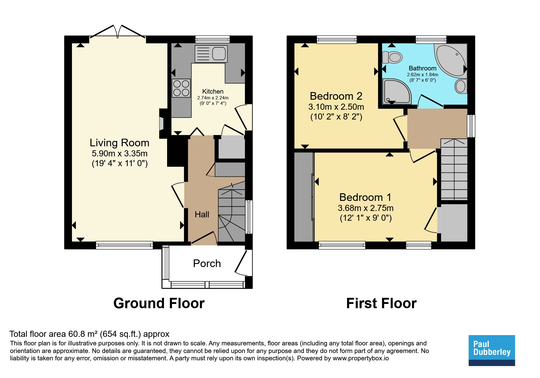 76, Kent Road, Wednesbury floorplan