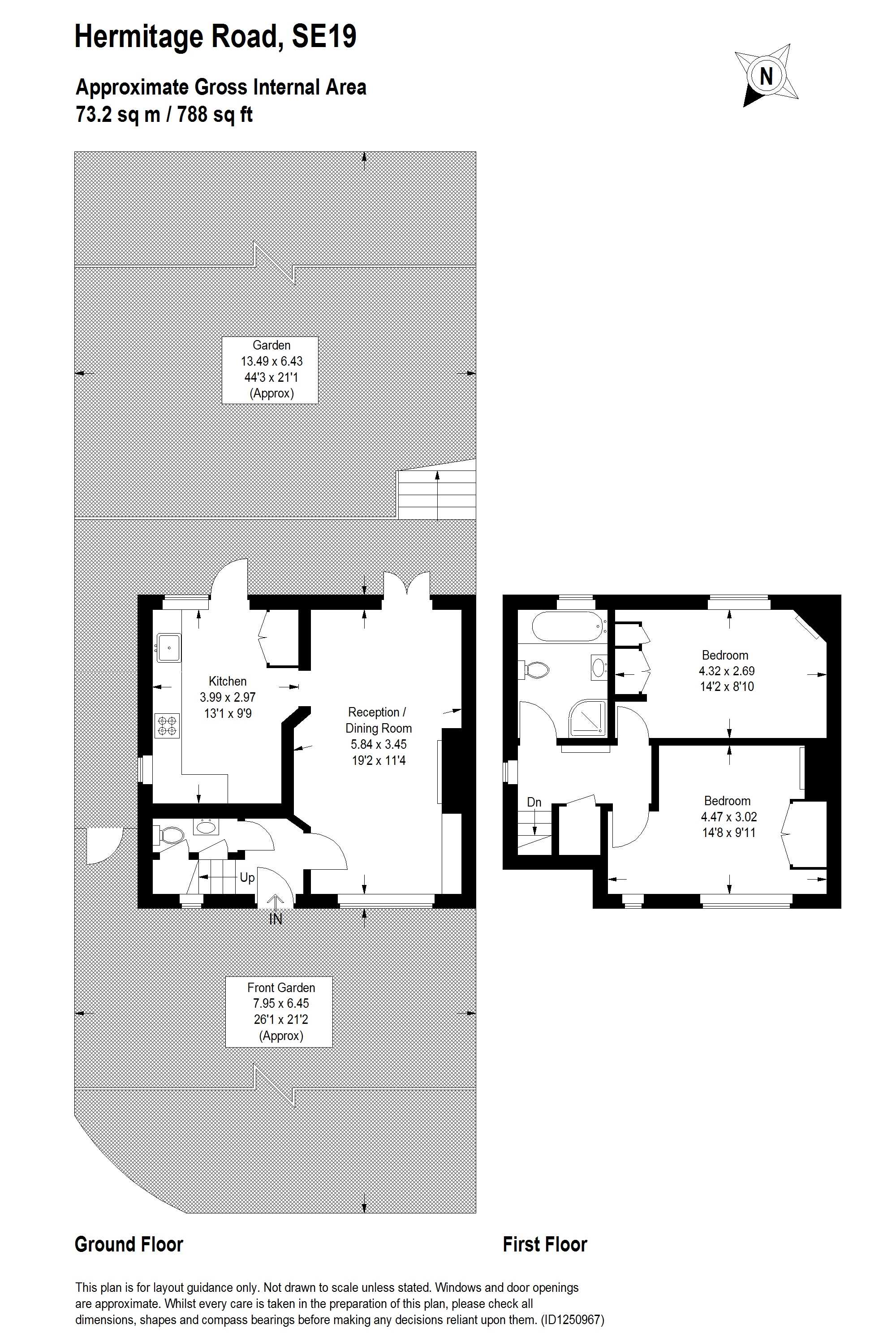 120, Hermitage Road, Crystal Palace floorplan