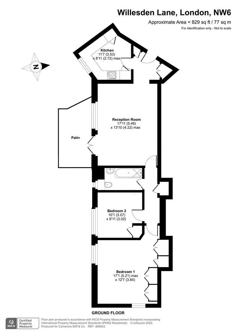 5 Bramerton 213-215, Willesden Lane, London floorplan