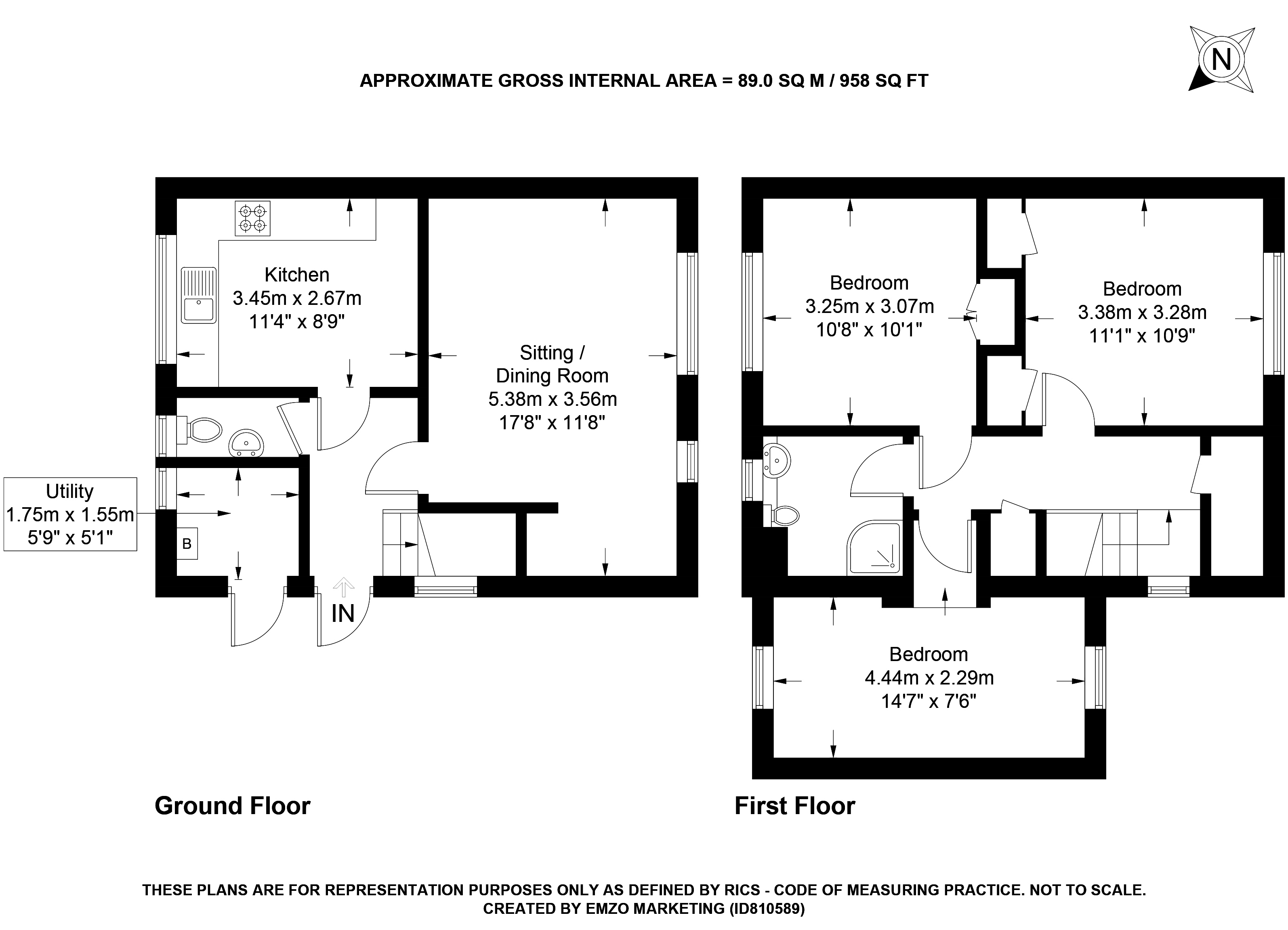 100, The Valley, Winchester floorplan