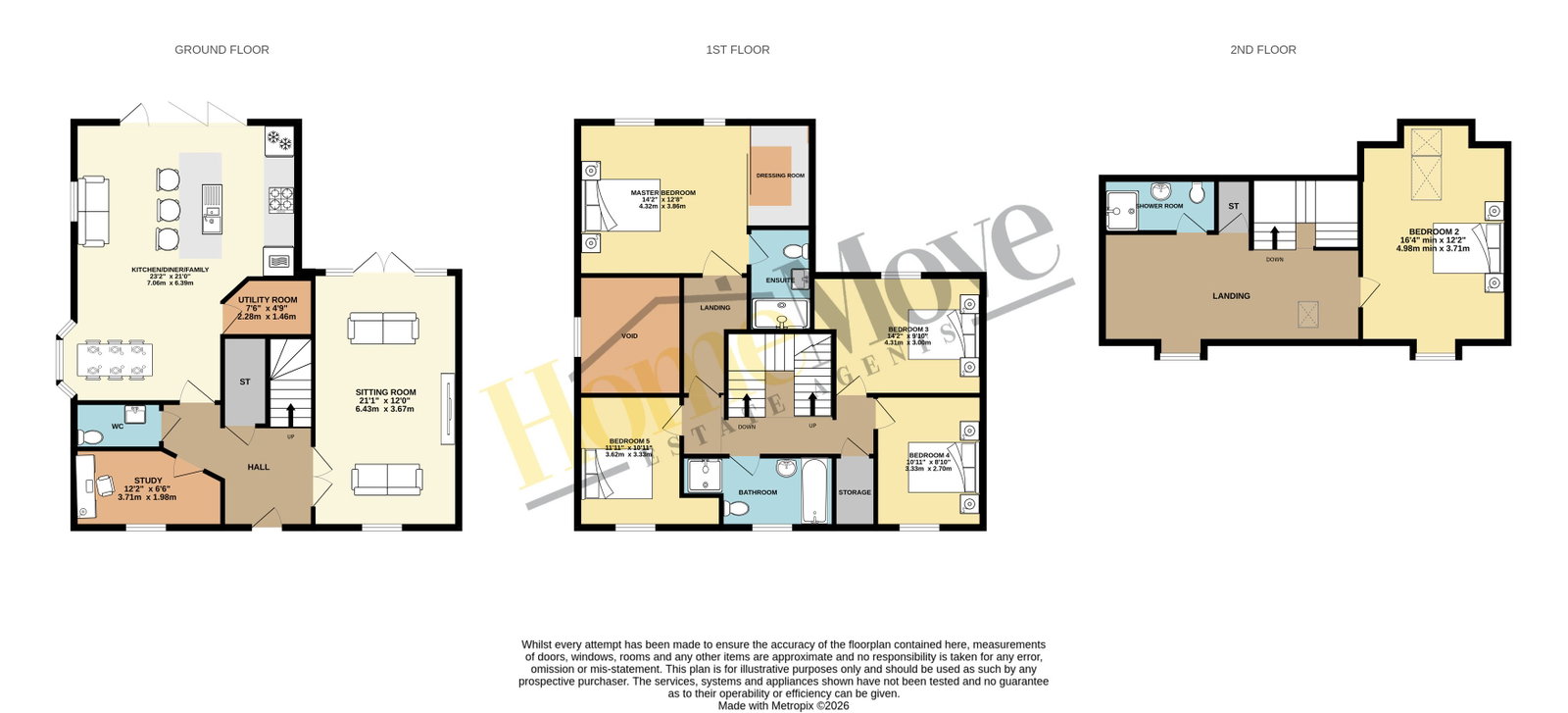 Plot 105, The Newstead, Brookfields Development, Fleckney floorplan