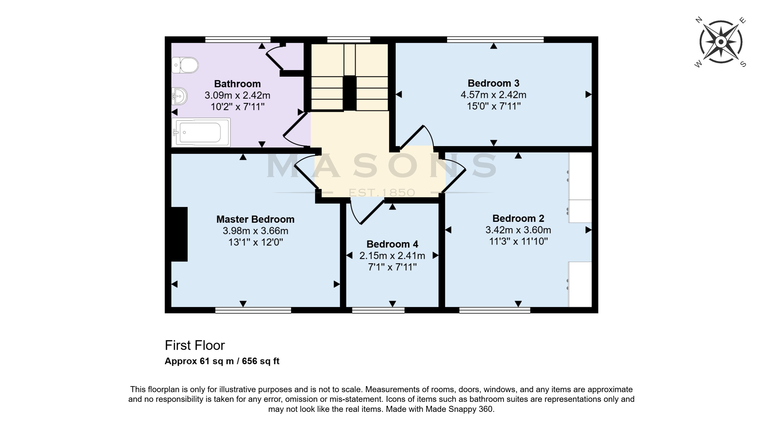 The Mill, Mill Way, Louth floorplan