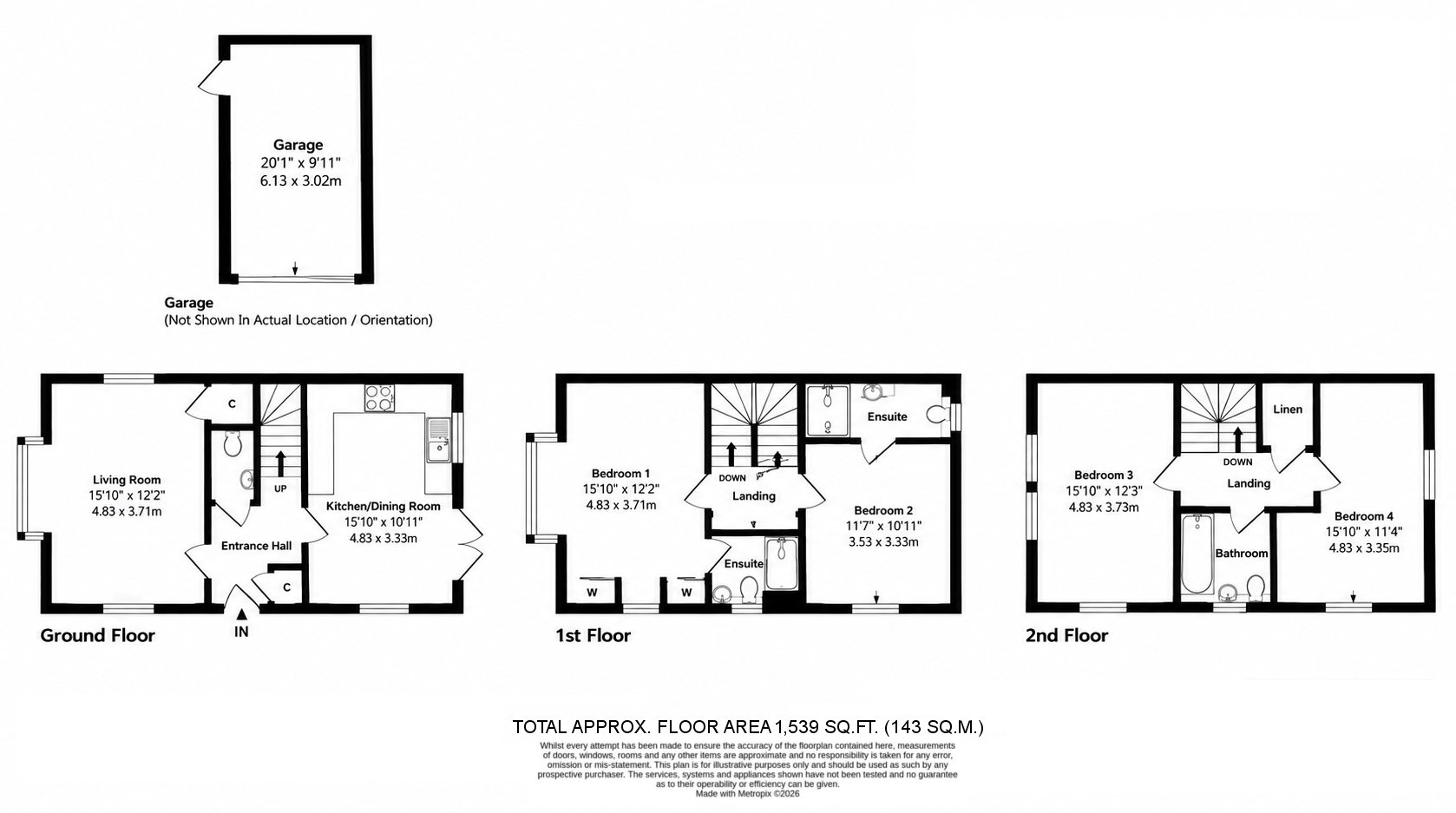 1, Upper Wheatfield, Hampshire floorplan