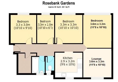 4 Bedrooms Flat for sale in Rosebank Gardens, London E3