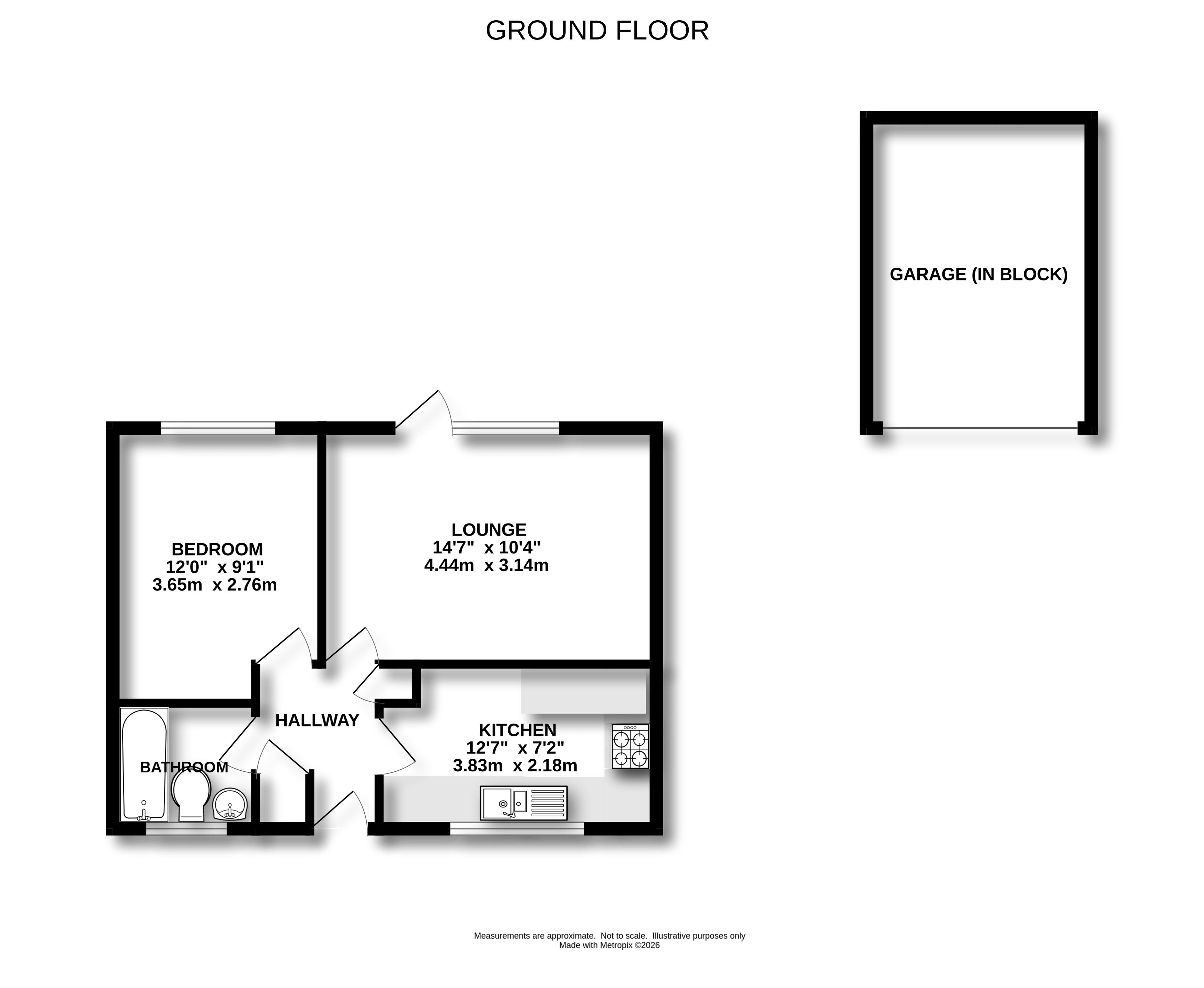 167, Avondale, Ash Vale floorplan