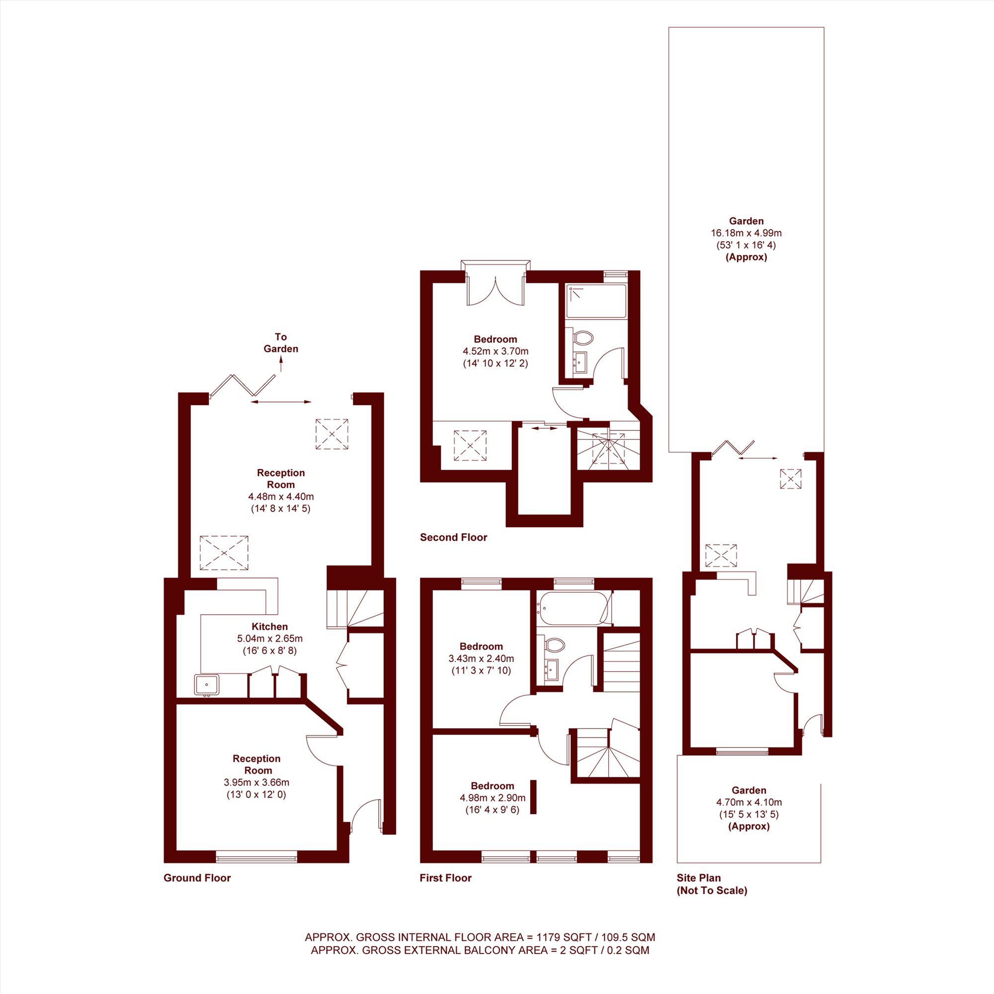 9, Kilmington Road, London floorplan