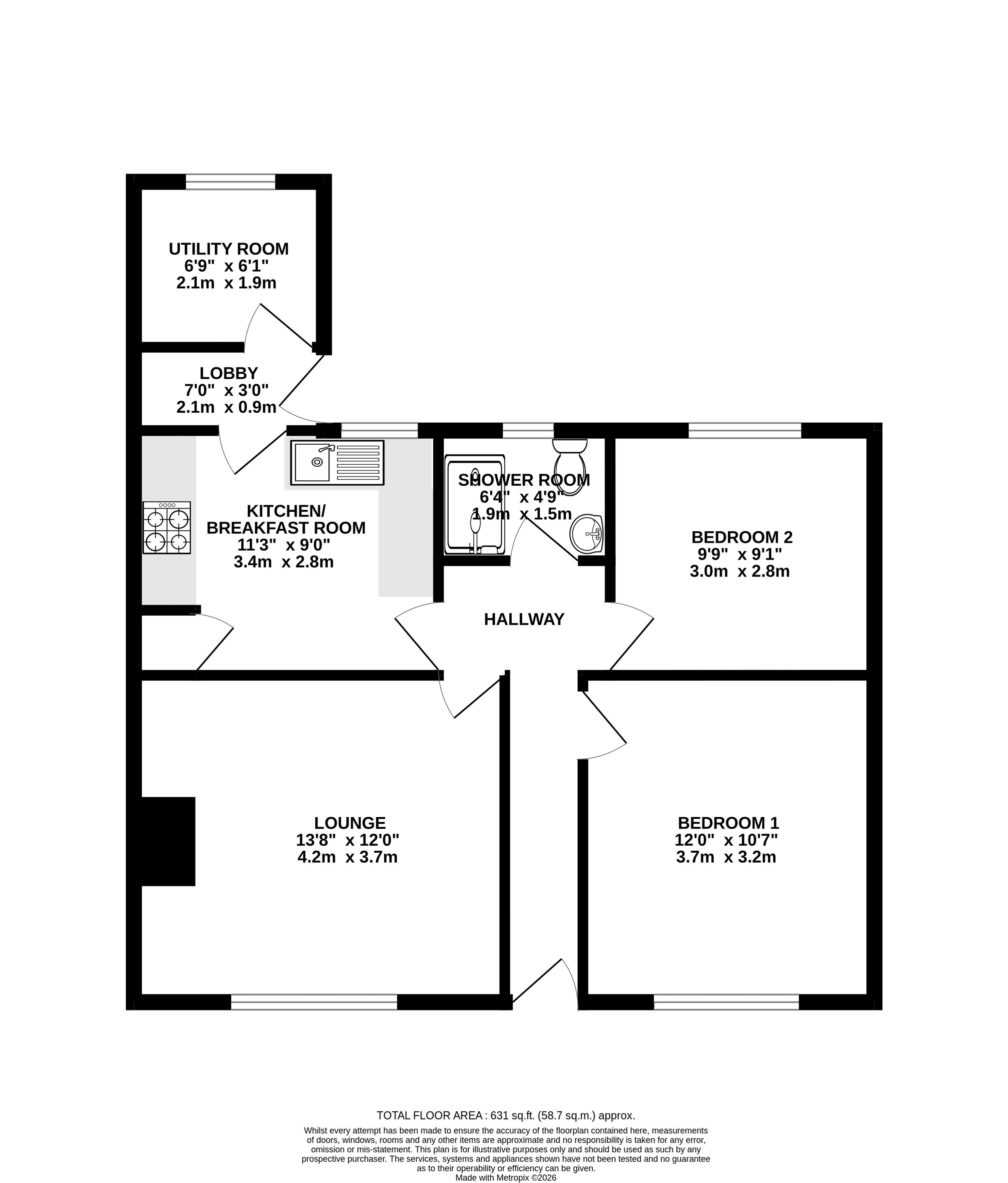 57, Norwich Road, Norwich floorplan