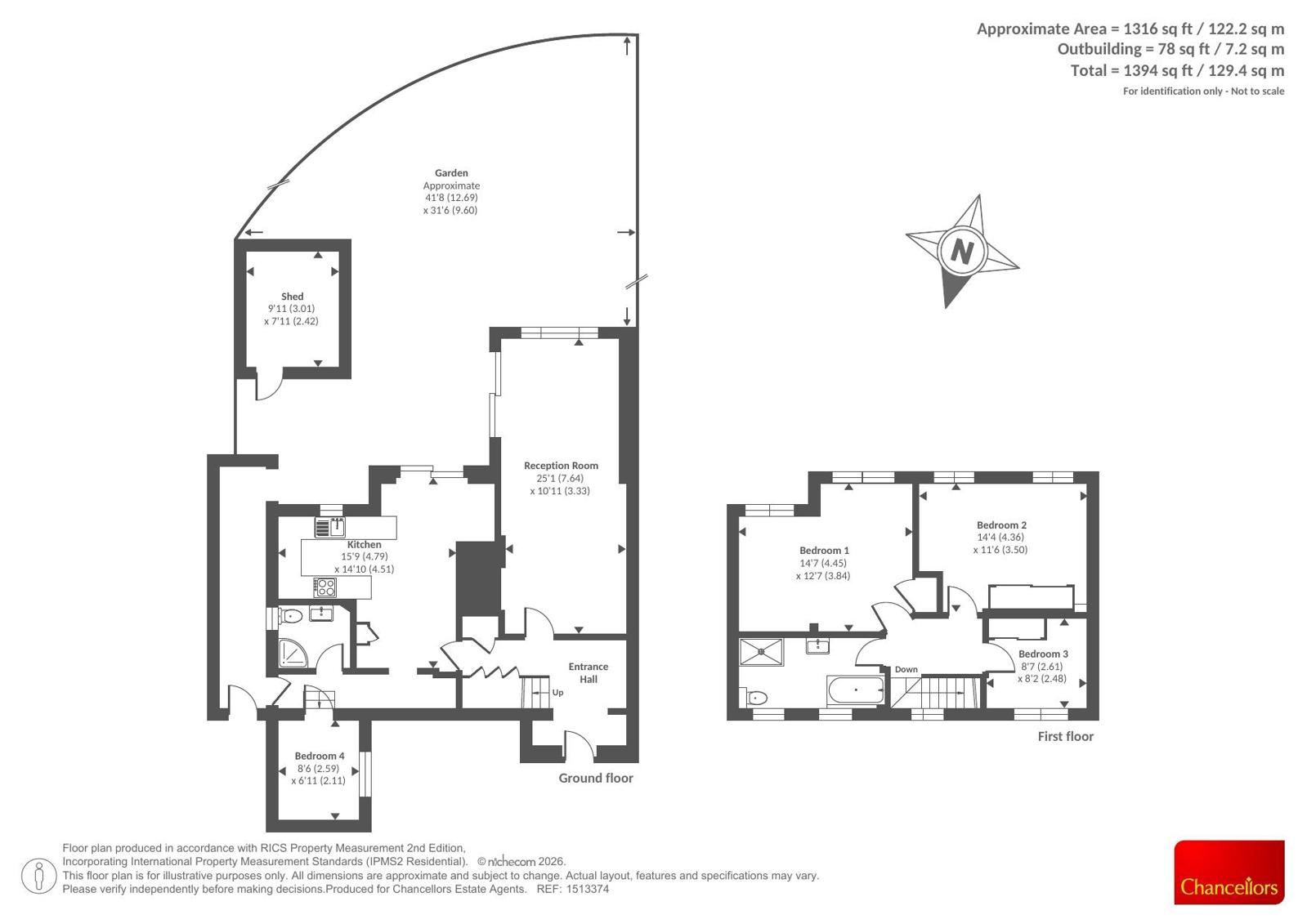 13, Batavia Road, Sunbury-On-Thames floorplan