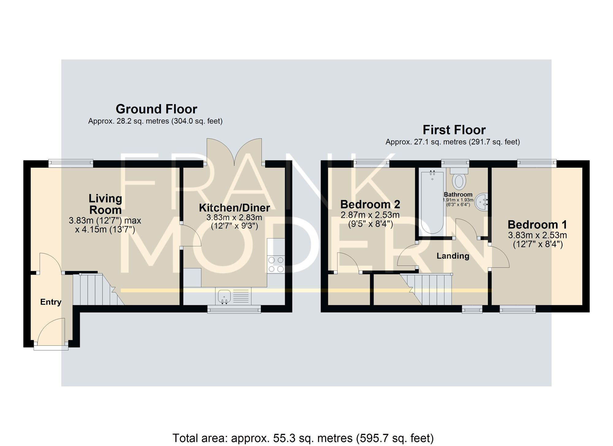 61 Farriers Court, Peterborough floorplan
