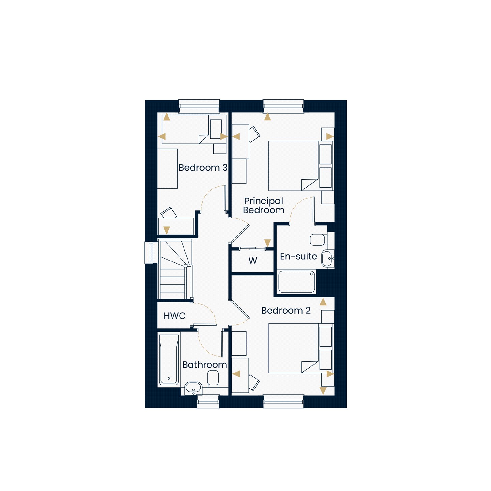 Plot 159 (The Liston),, Loddon Rise, Loddon floorplan