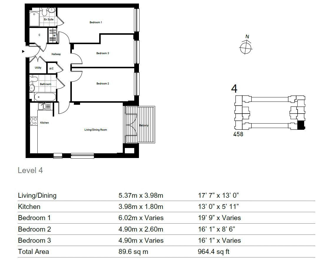 Samuel Street, London floorplan