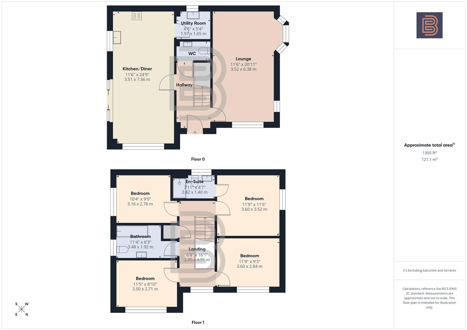 5, Cressida Way, Rugby floorplan