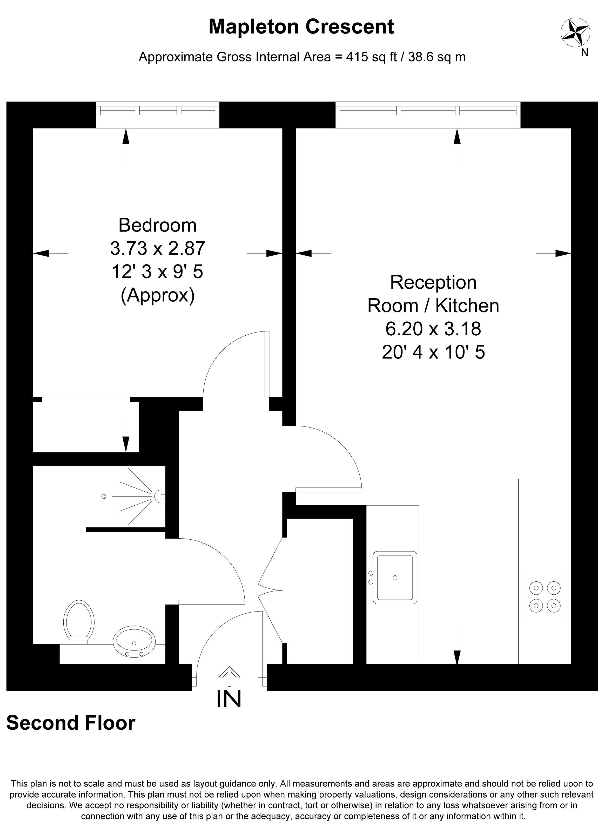 8, Mapleton Crescent, London floorplan