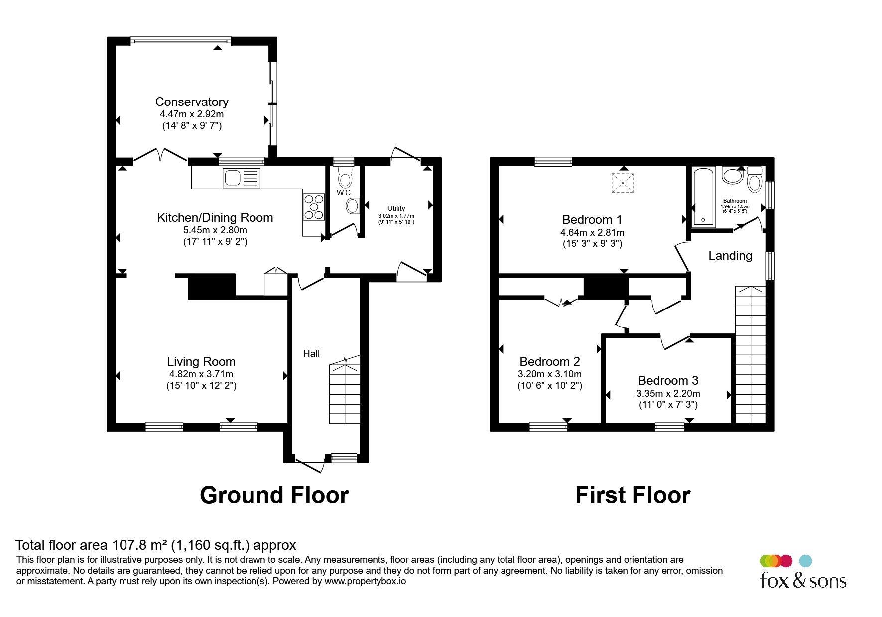 38, Butt Close, Dorchester floorplan