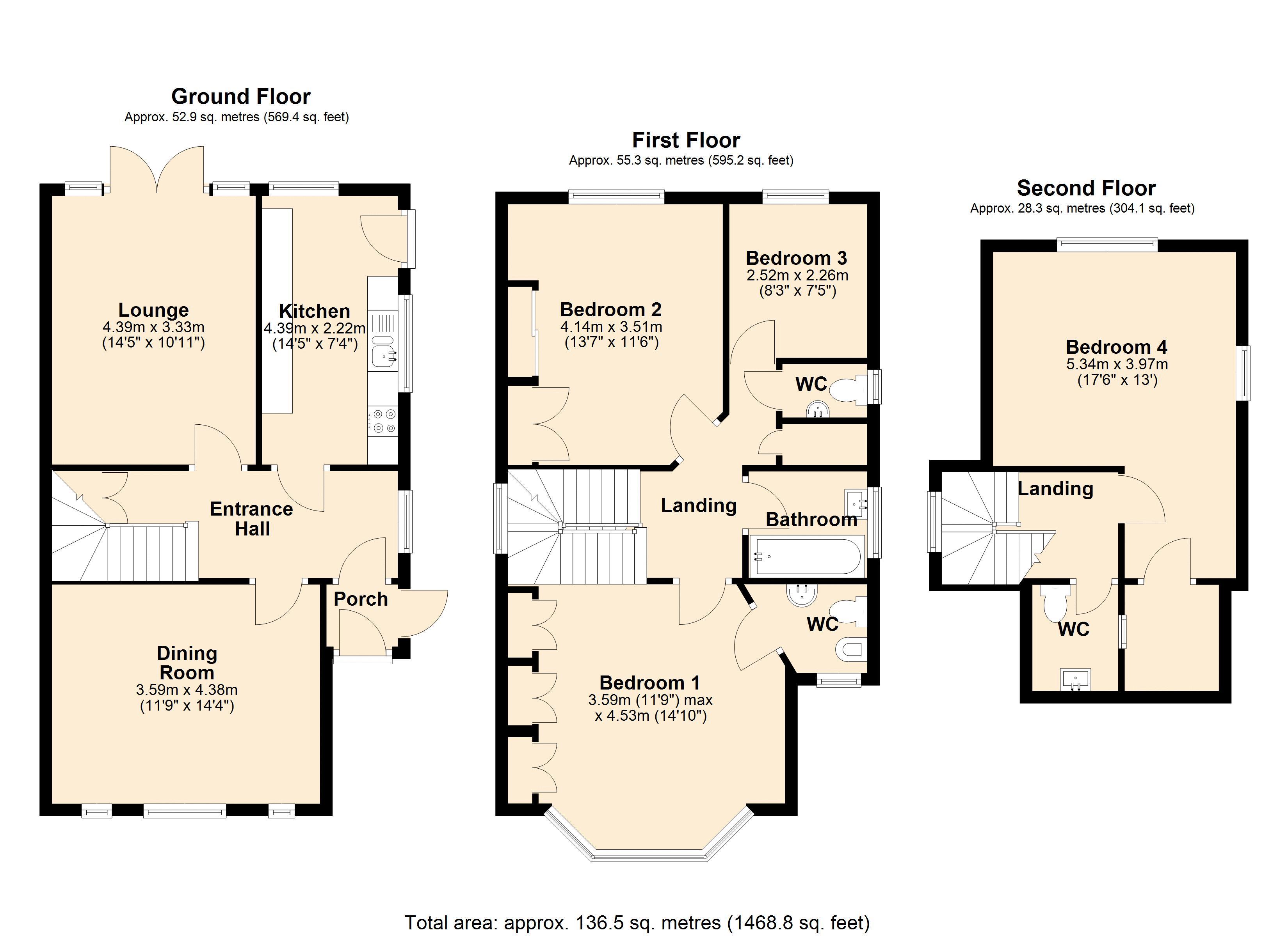 14, Hillview Road, Hatch End floorplan