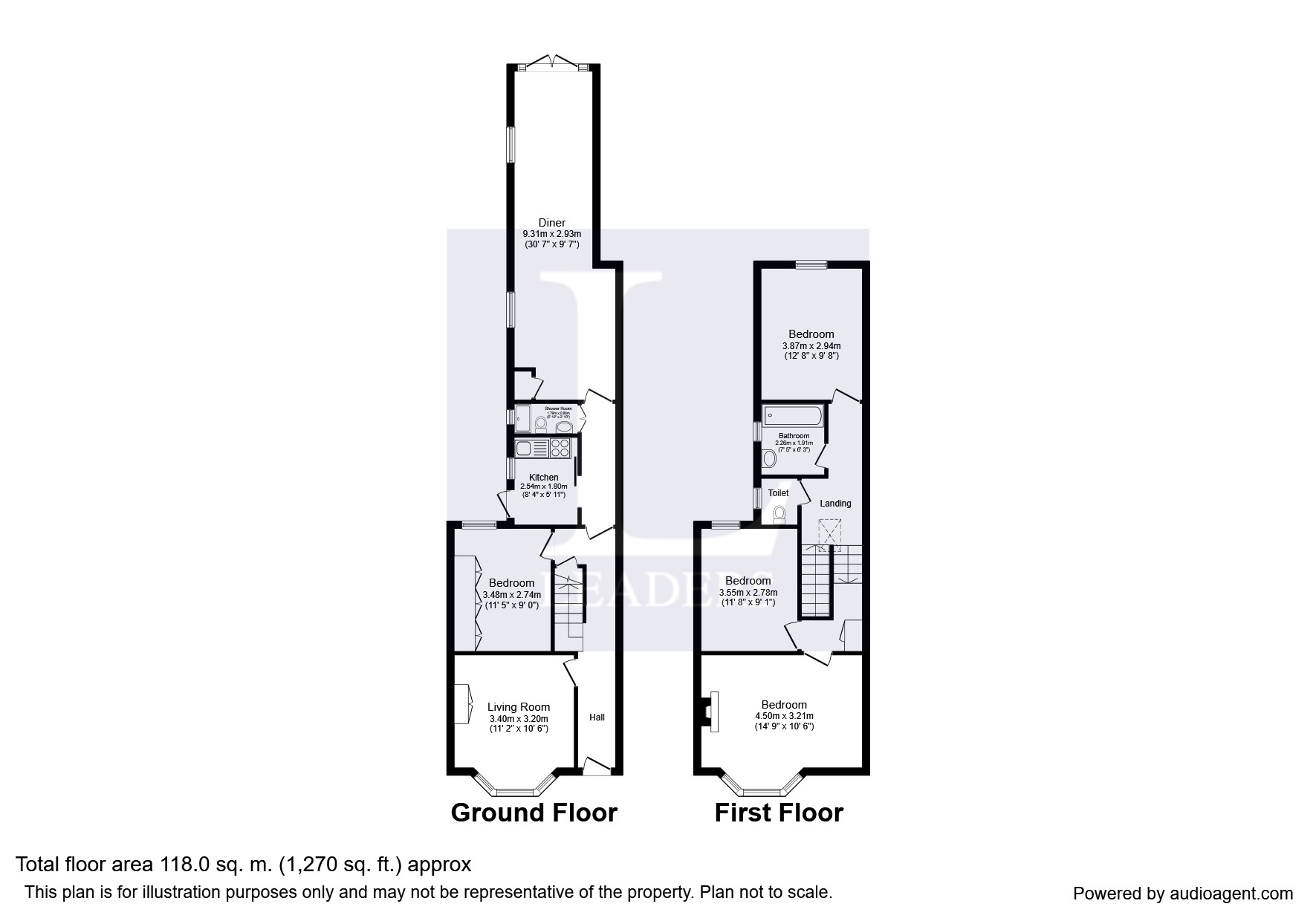 3 Bedrooms Terraced house to rent in Murillo Road, London SE13