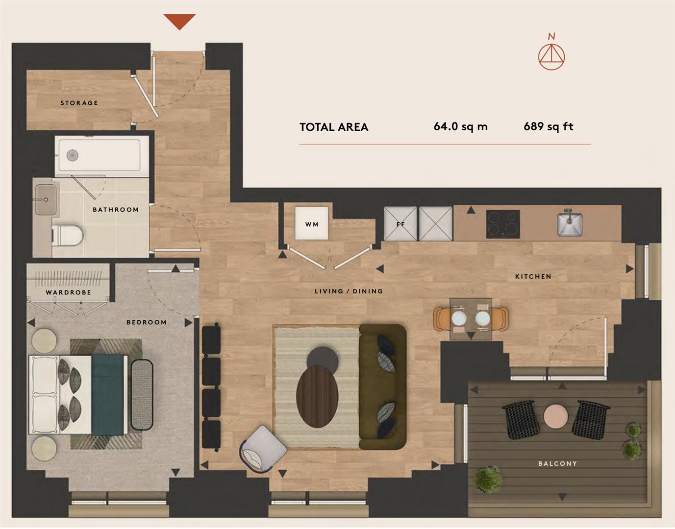 22.05, The Bellamy, London floorplan