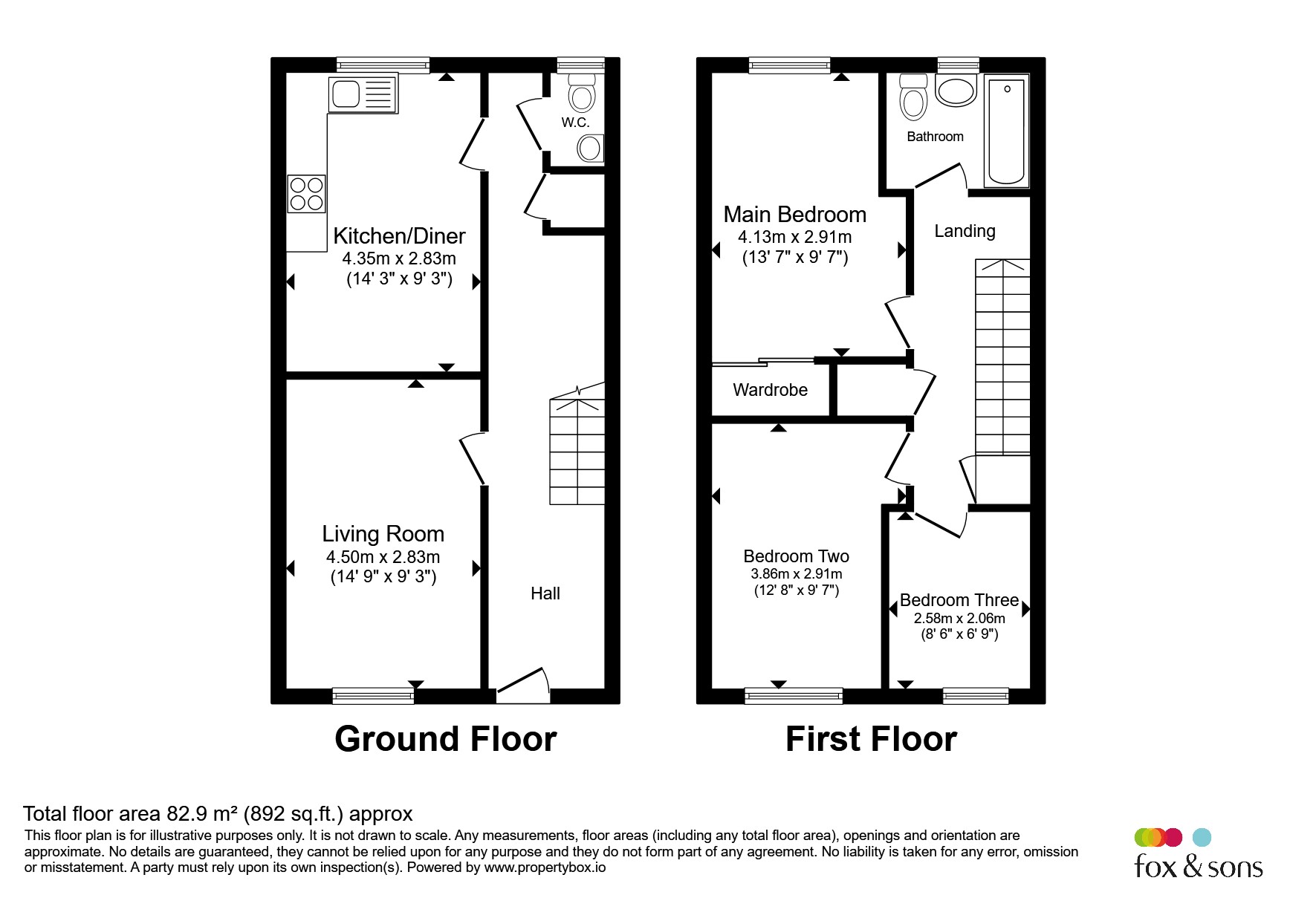 62, Northmore Road, Southampton floorplan