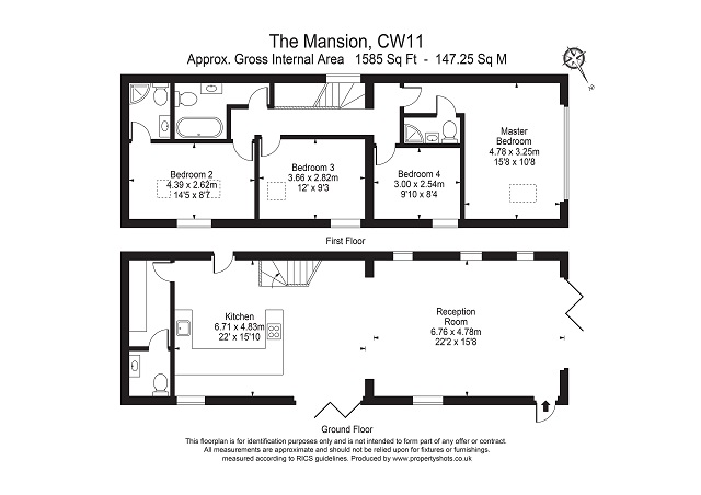 4 Bedrooms Barn conversion to rent in The Hill, Sandbach, Cheshire CW11