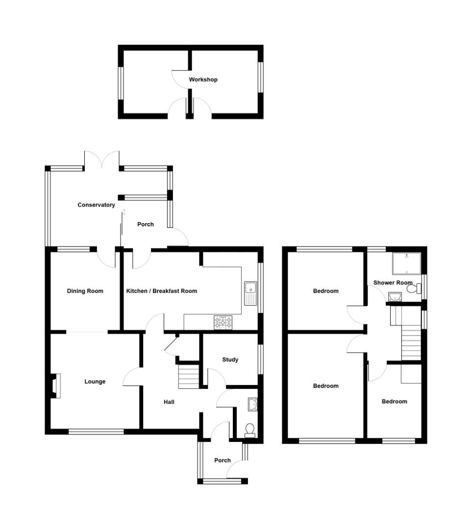1, Oakleaze Road, Bristol floorplan