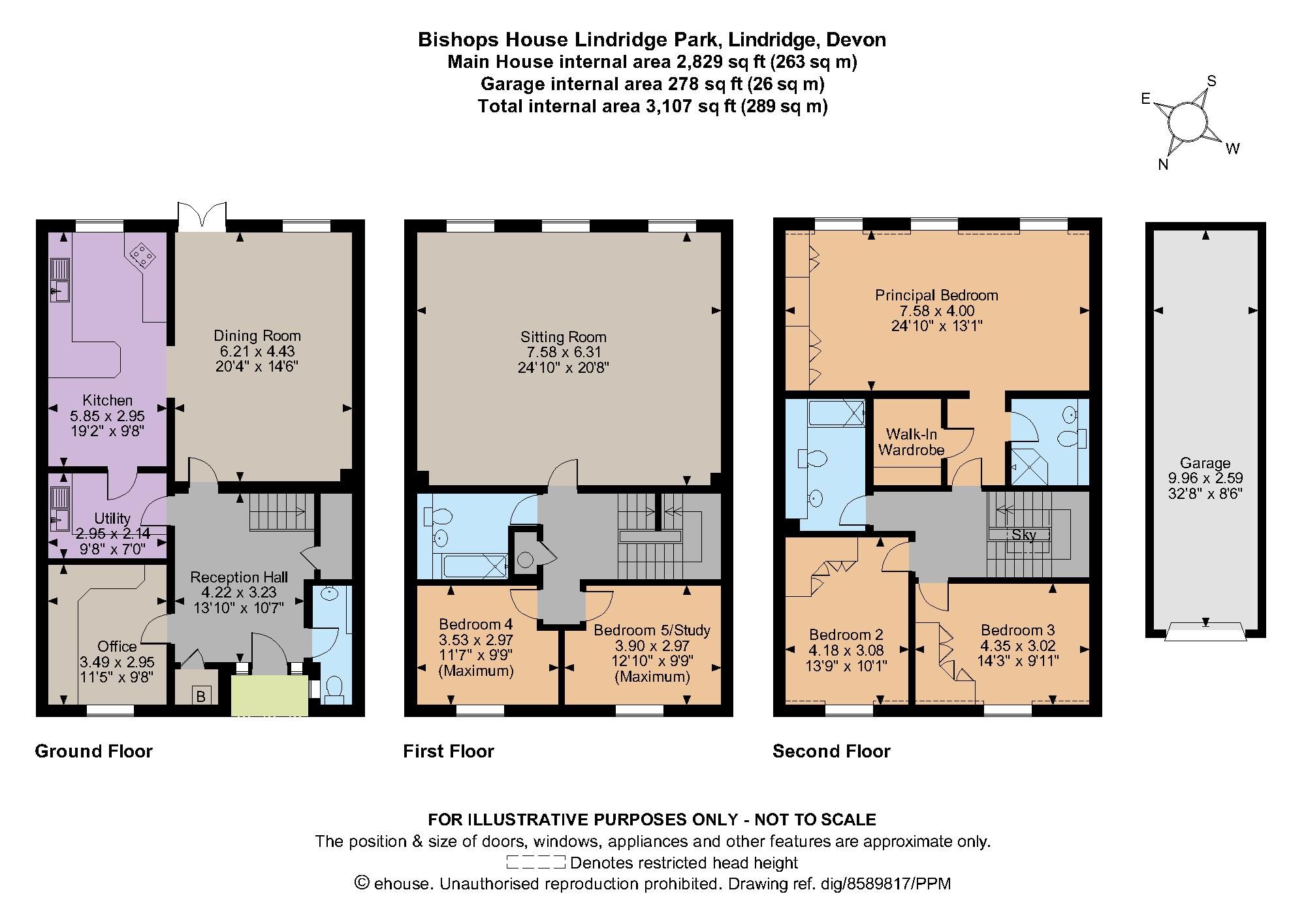 Bishop House, 4 Lindridge Park, Teignmouth floorplan