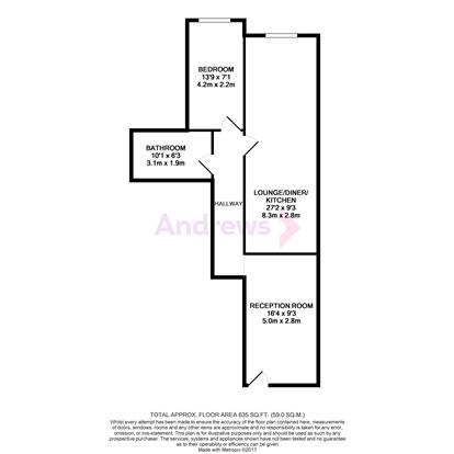 1 Bedrooms Flat to rent in A Castle Hill Road, Hastings, East Sussex TN34