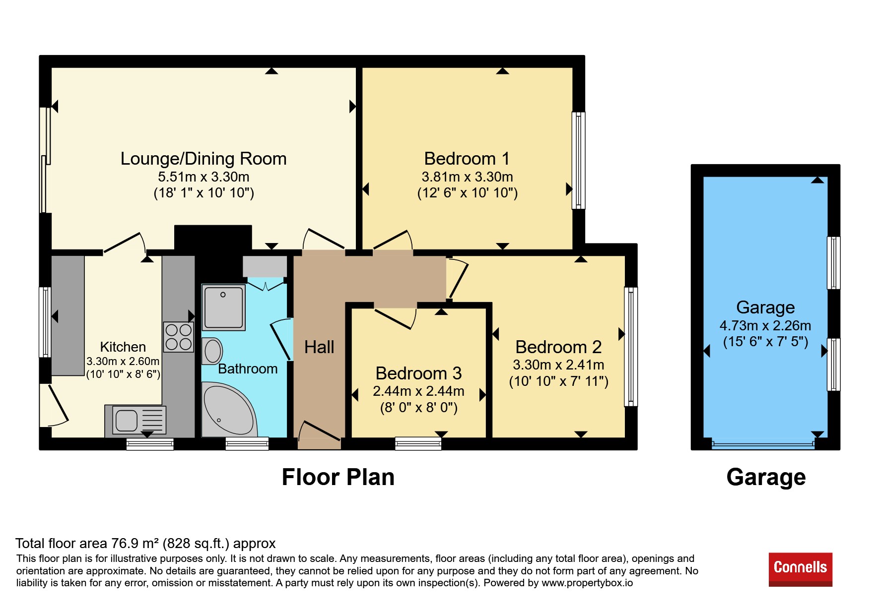 27, Twyford Avenue, Wellingborough floorplan