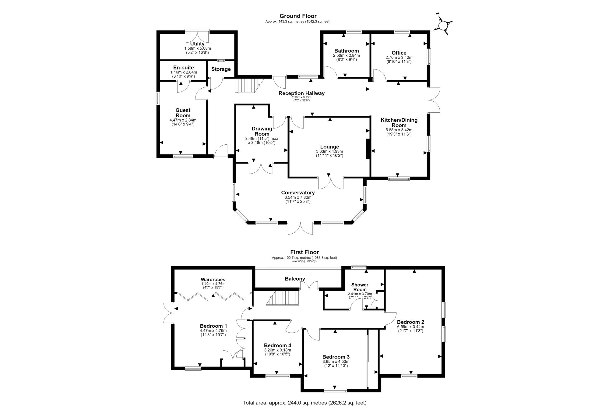 Chestnut Farmhouse Tarvin Road, Frodsham floorplan