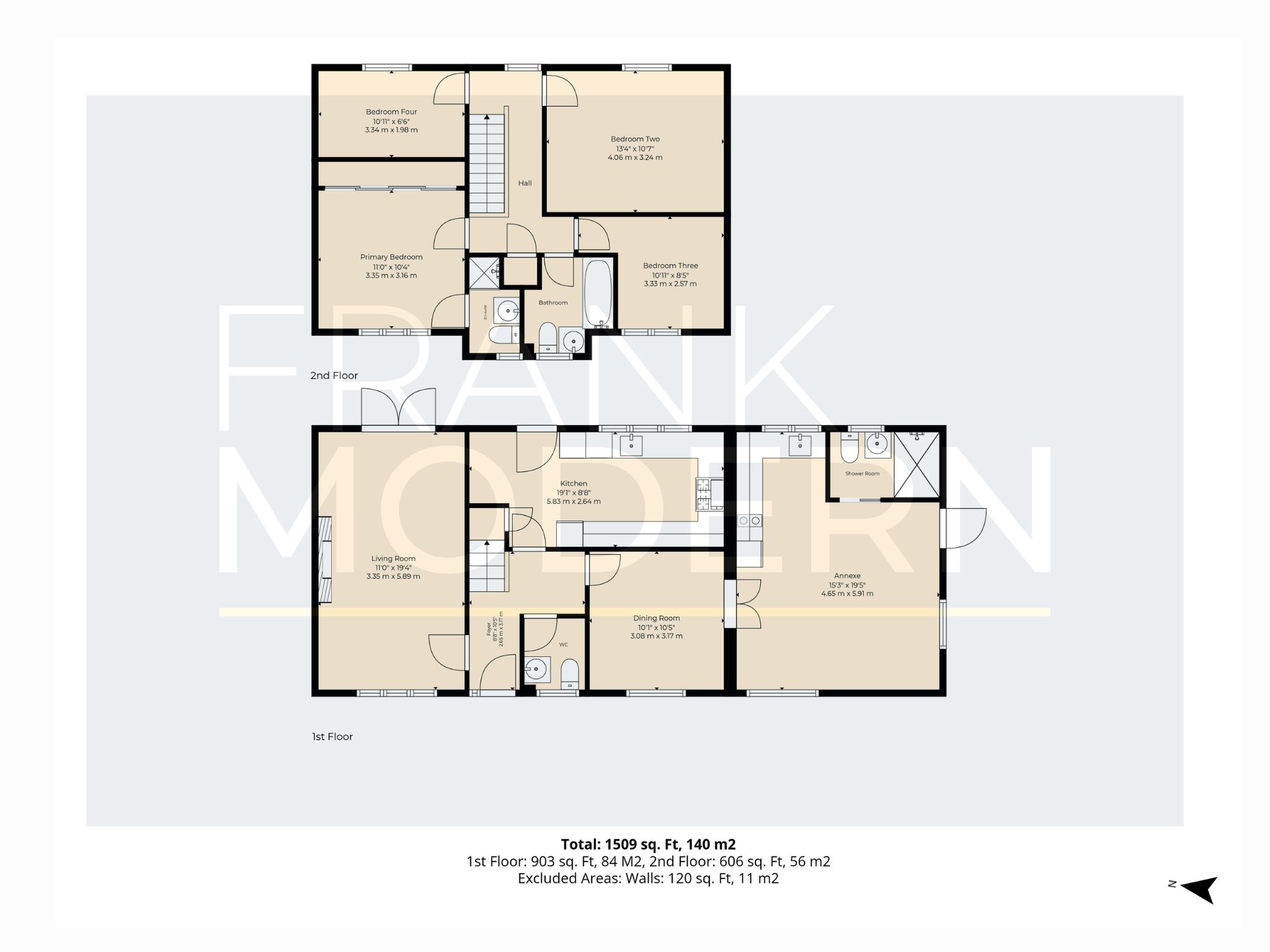 6 Monks Grove, Peterborough floorplan