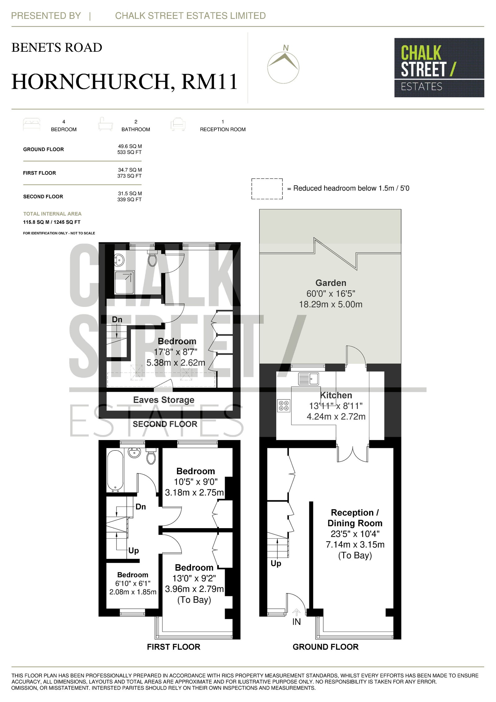 73, Benets Road, Hornchurch floorplan