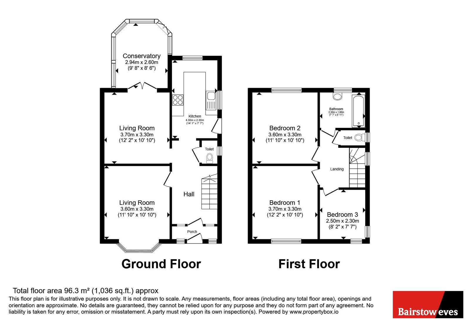 3, Queens Drive, Nottingham floorplan