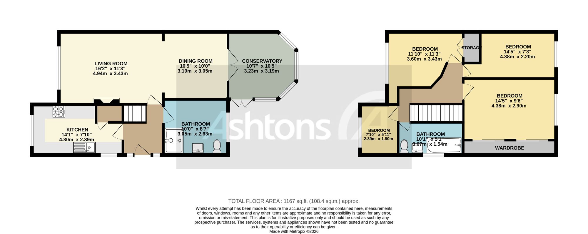 31 Falkland Drive, Wigan floorplan