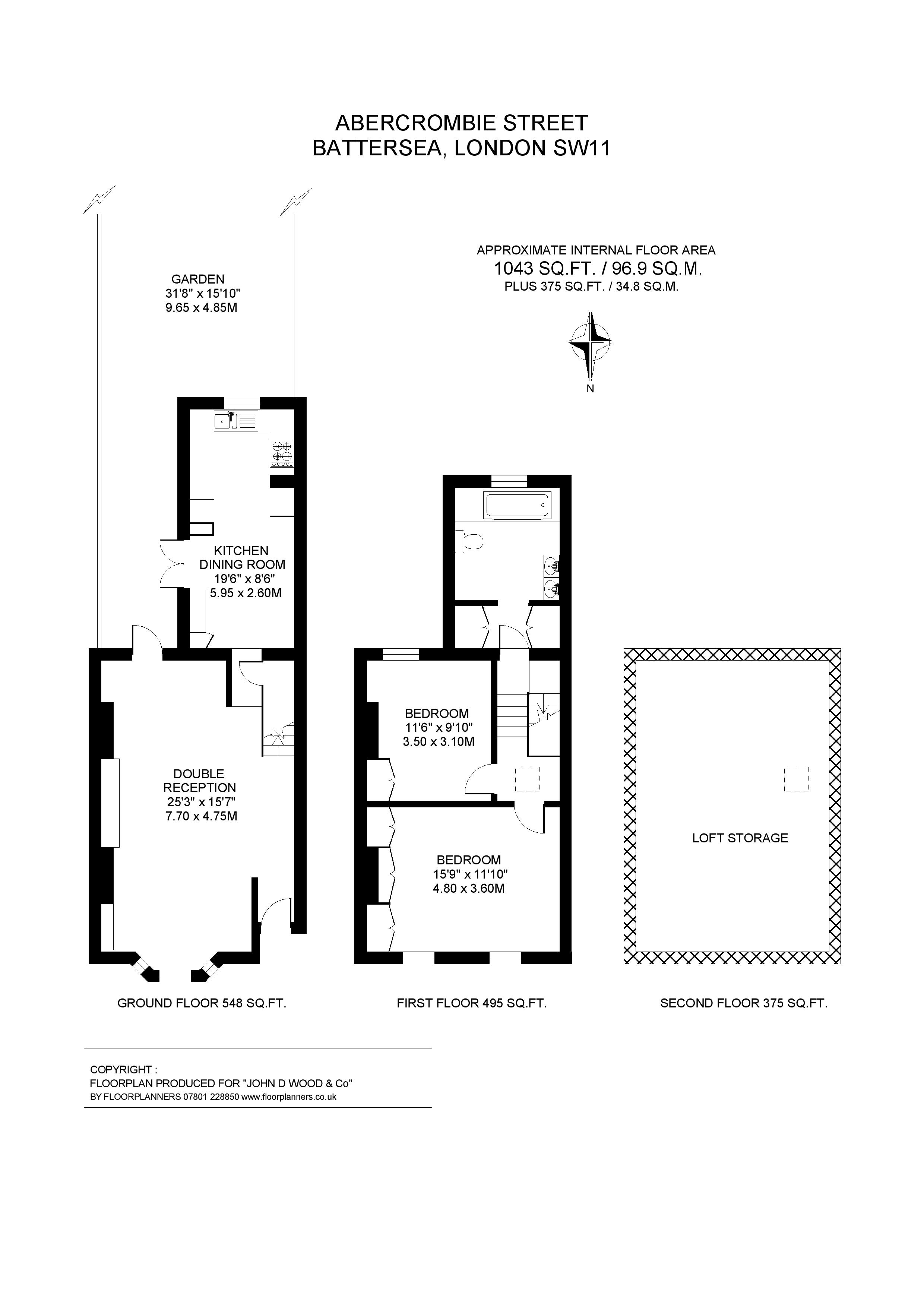 26, Abercrombie Street, London floorplan