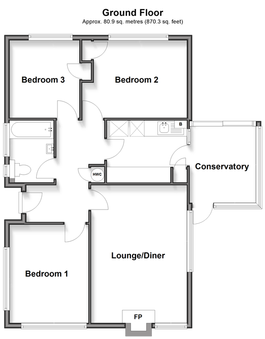 Woods Hill Close, Ashurst Wood floorplan