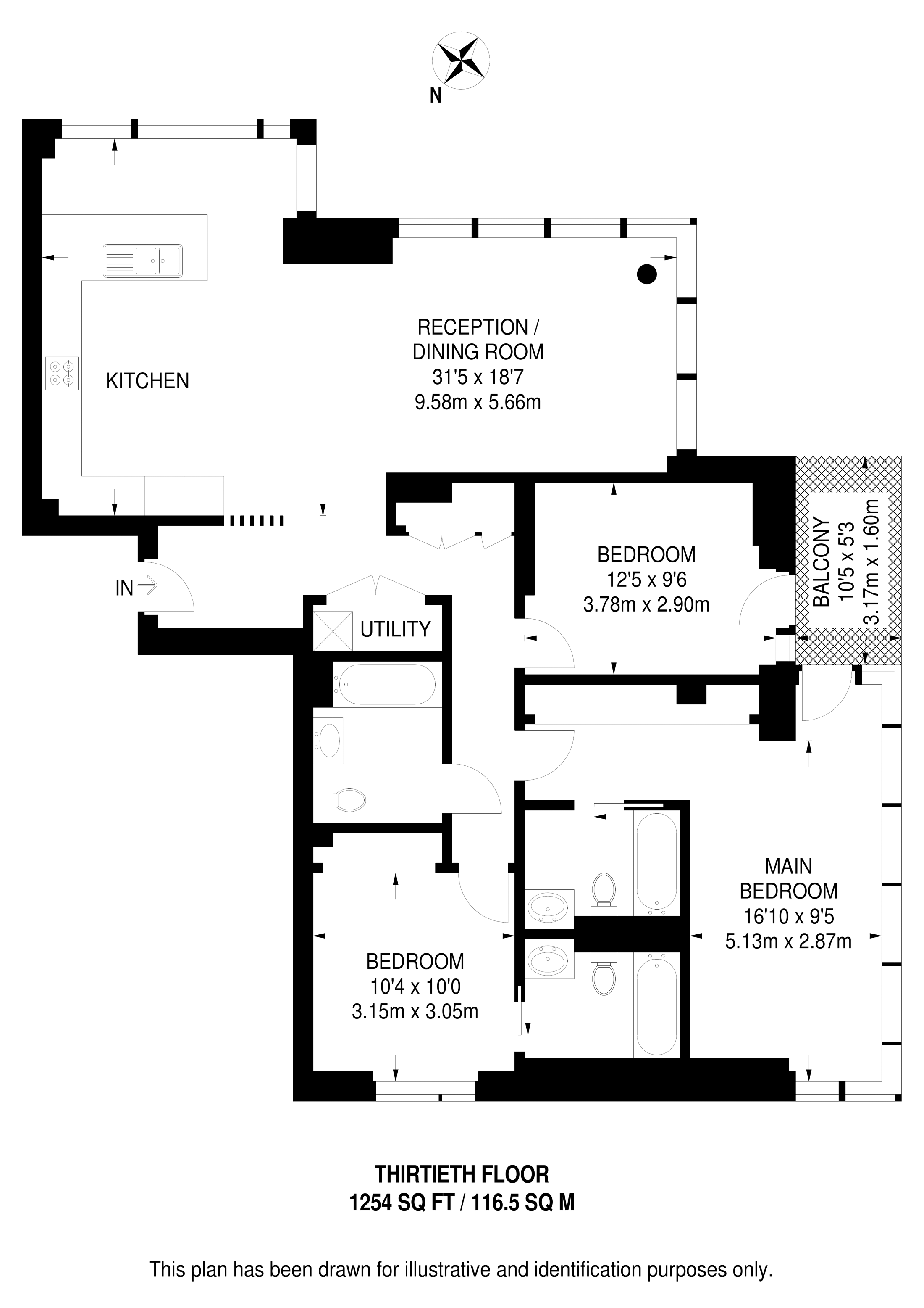 Devan Grove, Manor House floorplan