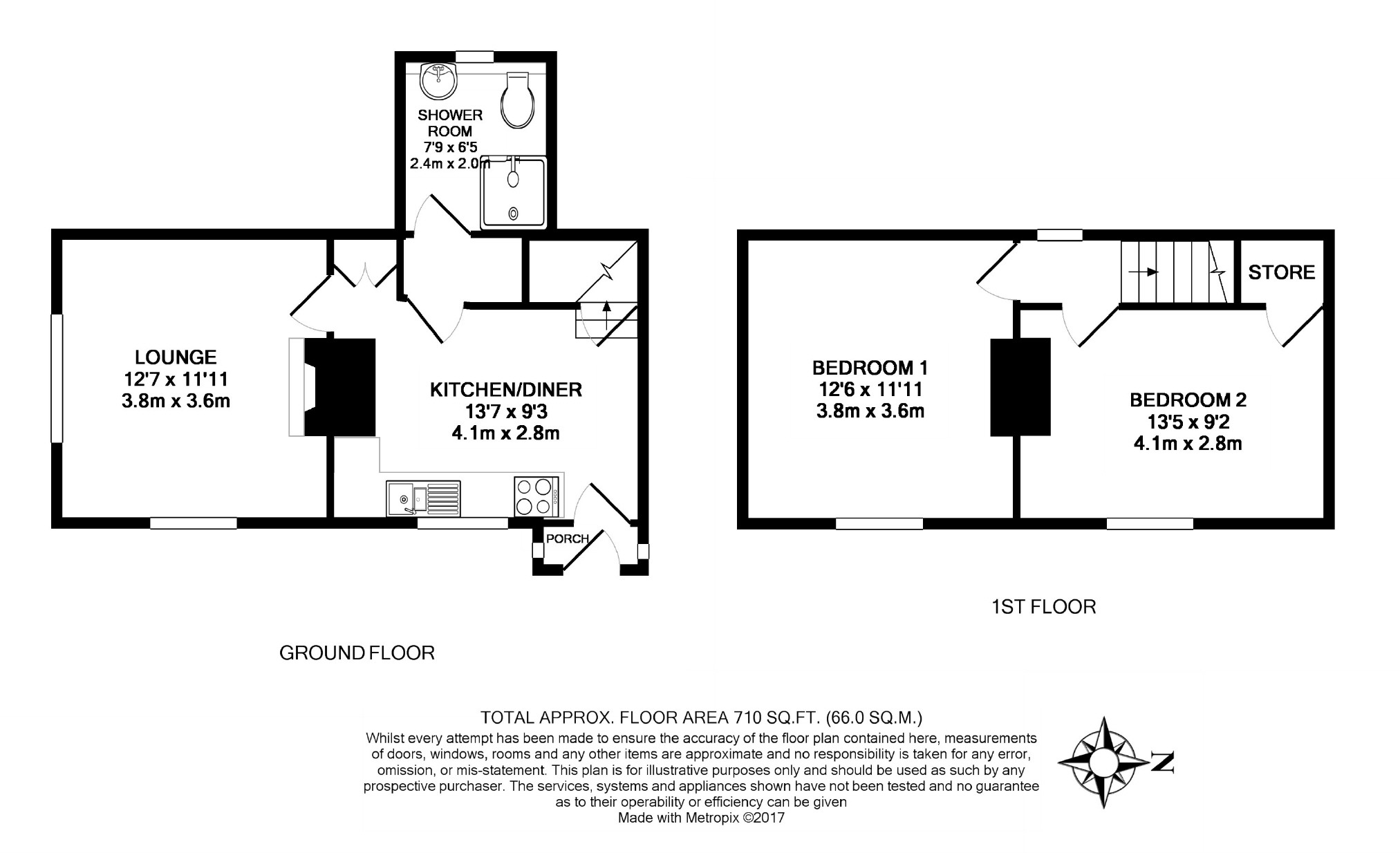 2 Bedrooms Semi-detached house to rent in Wood End, Grenoside, Sheffield S35